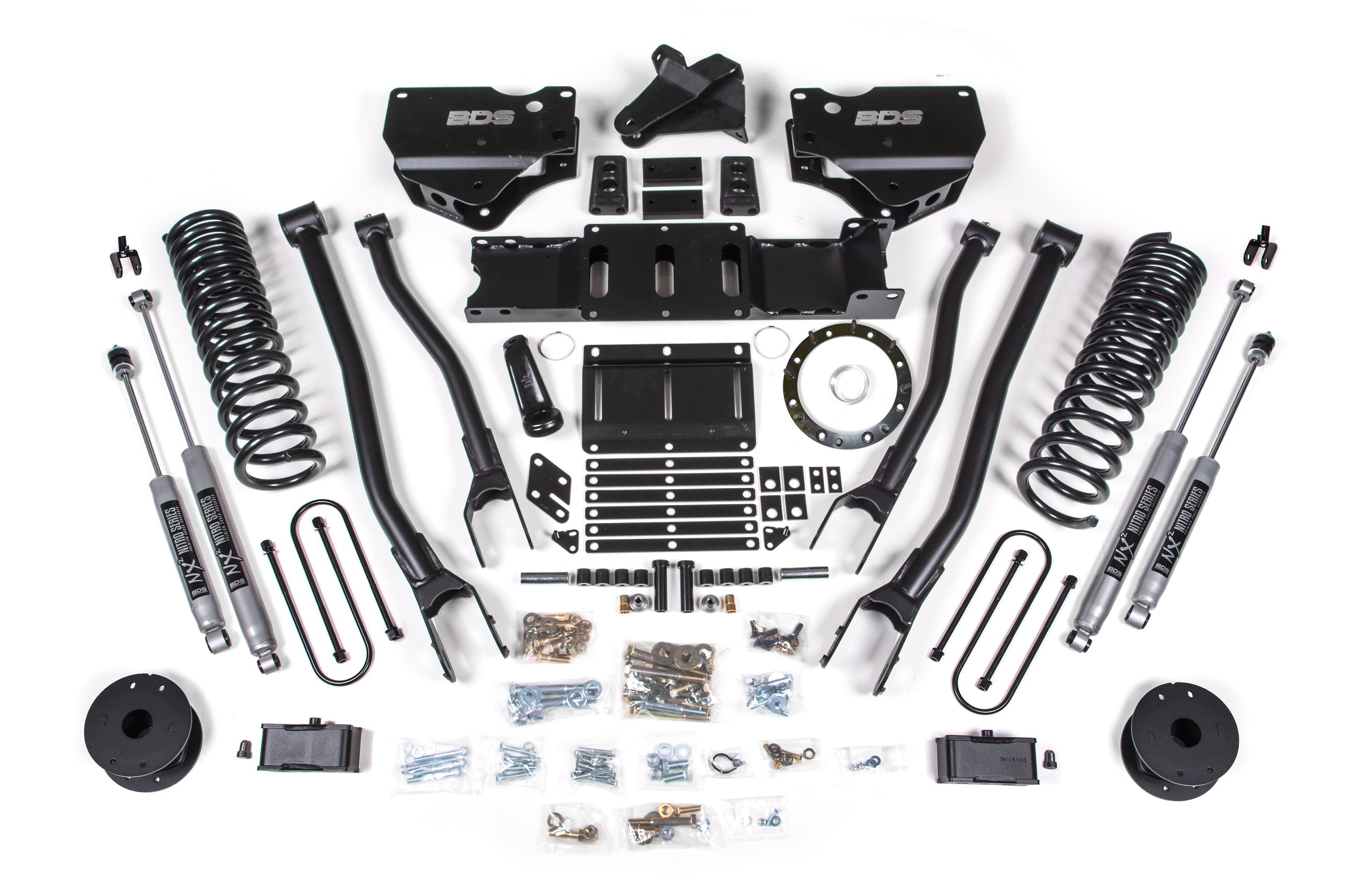 4 Inch Lift Kit w/ 4-Link | Ram 3500 w/ Rear Air Ride (19-24) 4WD | Diesel -4