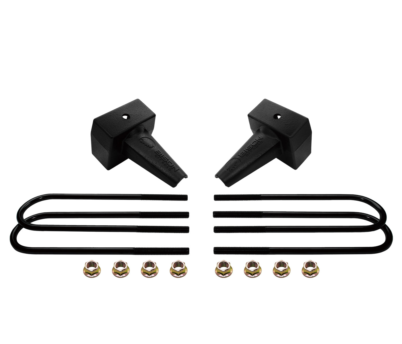 Bison Off Road 5" Rear Block Kit For Ford Super Duty 2011-2022 2-pc Drive Shaft img1