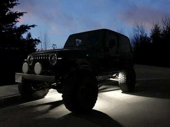 Bison Off Road YAK! 600 Lumen Universal Rock Lights Light Kit, CLEAR 1 Pack