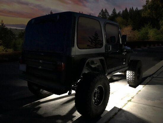 Bison Off Road YAK! 600 Lumen Universal Rock Lights Light Kit, CLEAR 1 Pack