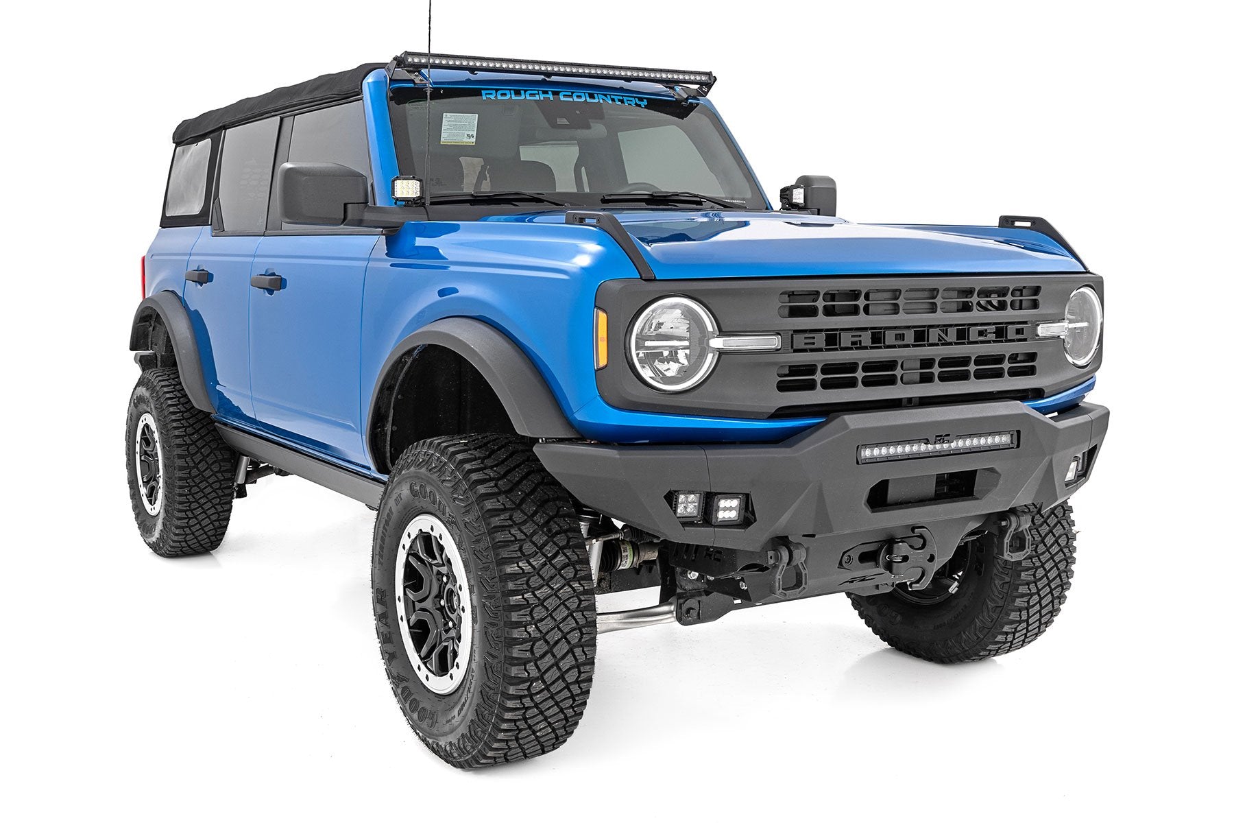 Rough Country Power Running Boards Lighted 4DR Ford Bronco 21-23 PSR51330