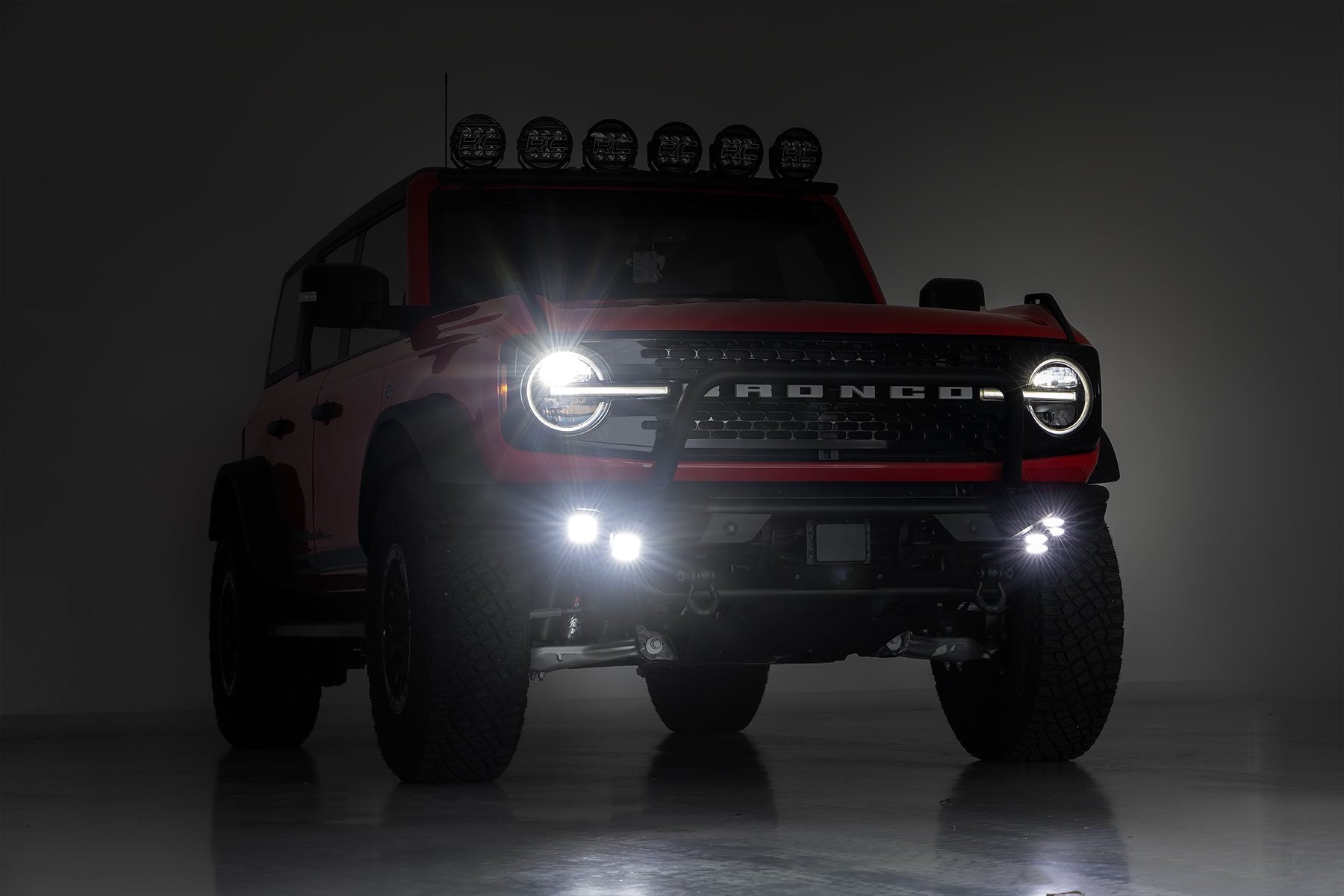 Rough Country Front Bumper Tubular Ford Bronco 21-23 51200A