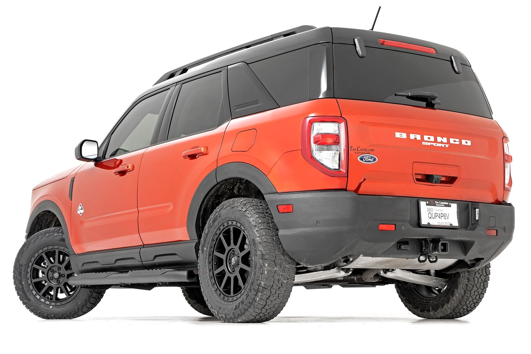 Rough Country Oval Nerf Step Black Ford Bronco Sport (2021) 21006