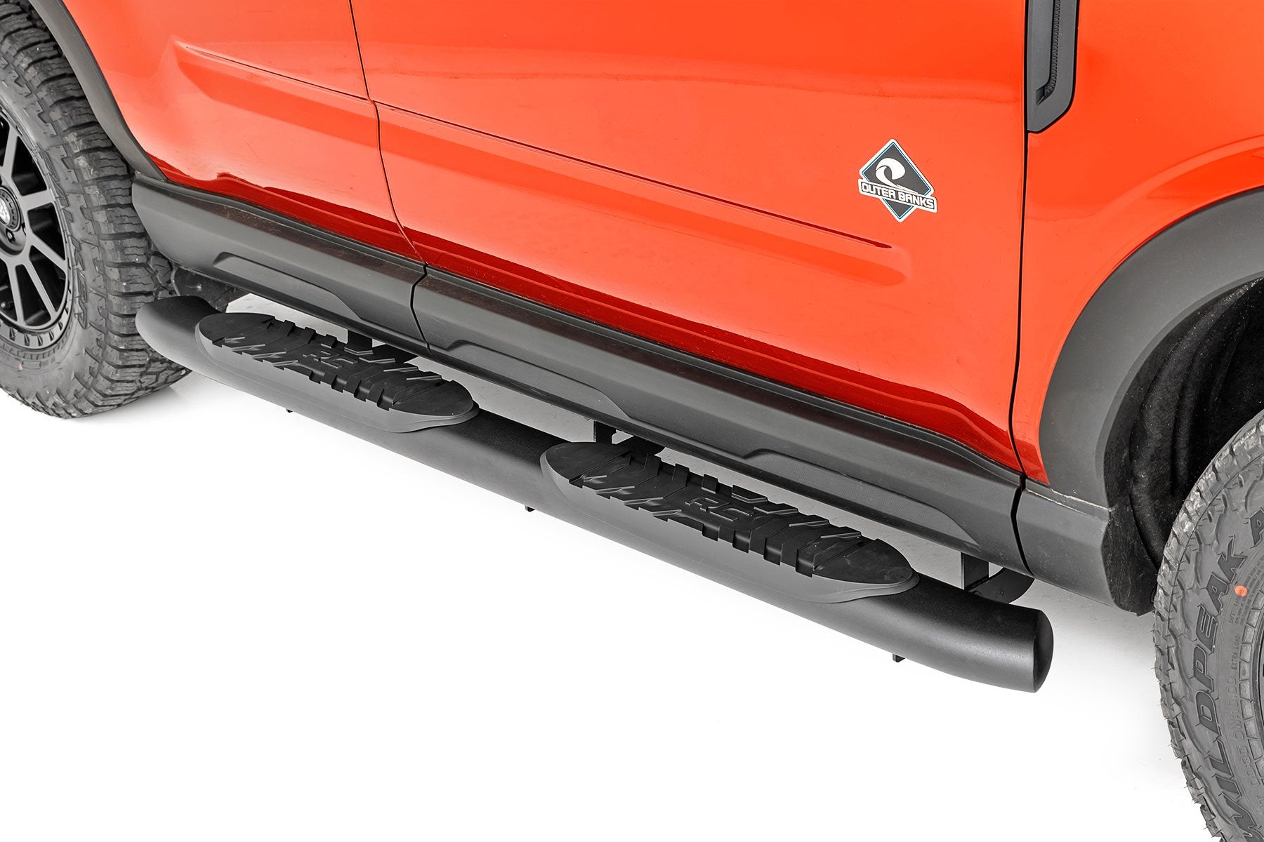 Rough Country Oval Nerf Step Black Ford Bronco Sport (2021) 21006