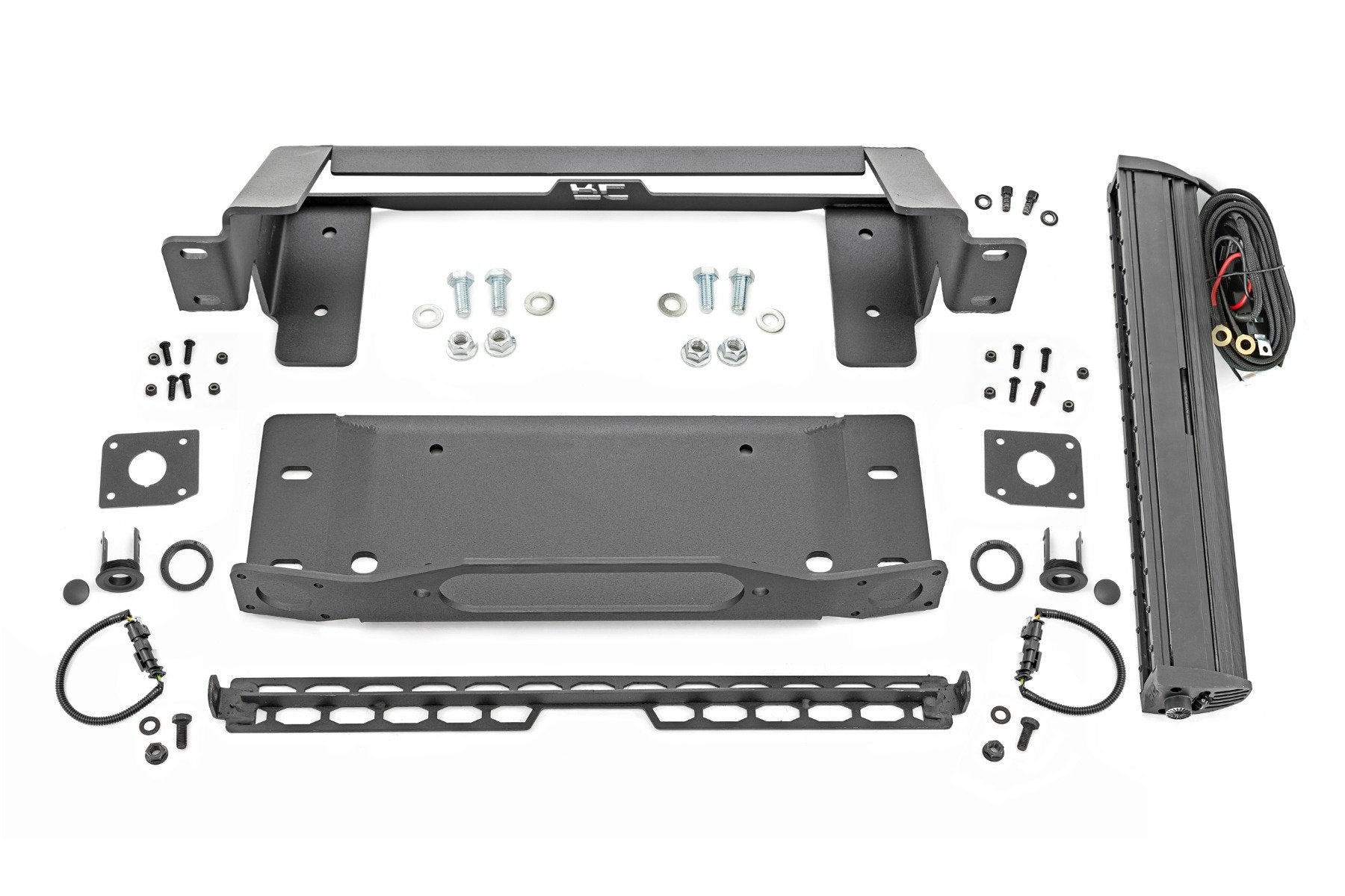Winch Mount All Models 20" Black Single LED Ford Bronco 21-22 51067