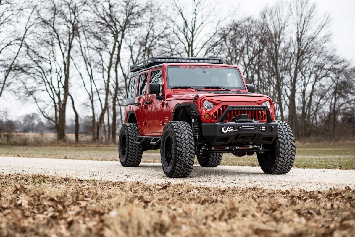 Rough Country Jeep Angry Eyes Replacement Grille 07-18 Wrangler JK 10524