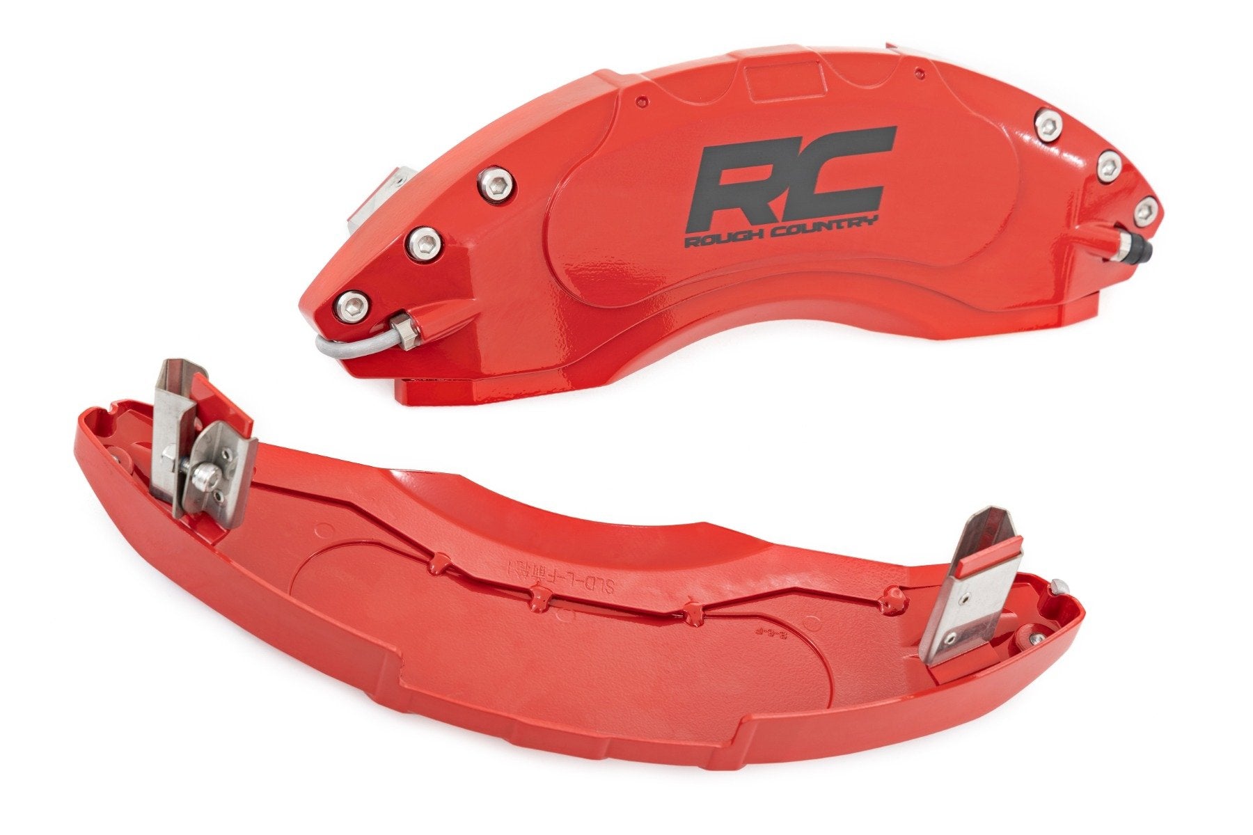 Rough Country Caliper Covers Front & Rr Red Jeep Gladiator JT 20-23 71142_A