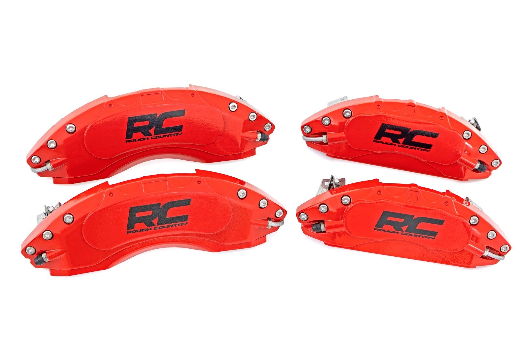 Rough Country Caliper Cover Red Ford F-250 2WD/4WD 13-22 71108