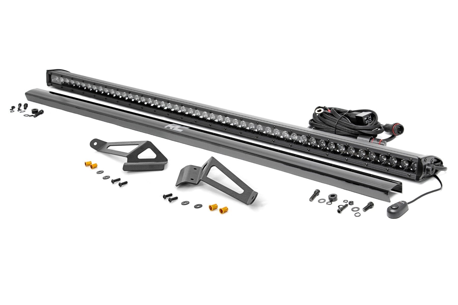 Rough Country LED Light Kit Front Mount 50" Black Single Row CFMOTO UFORCE 1000 96118