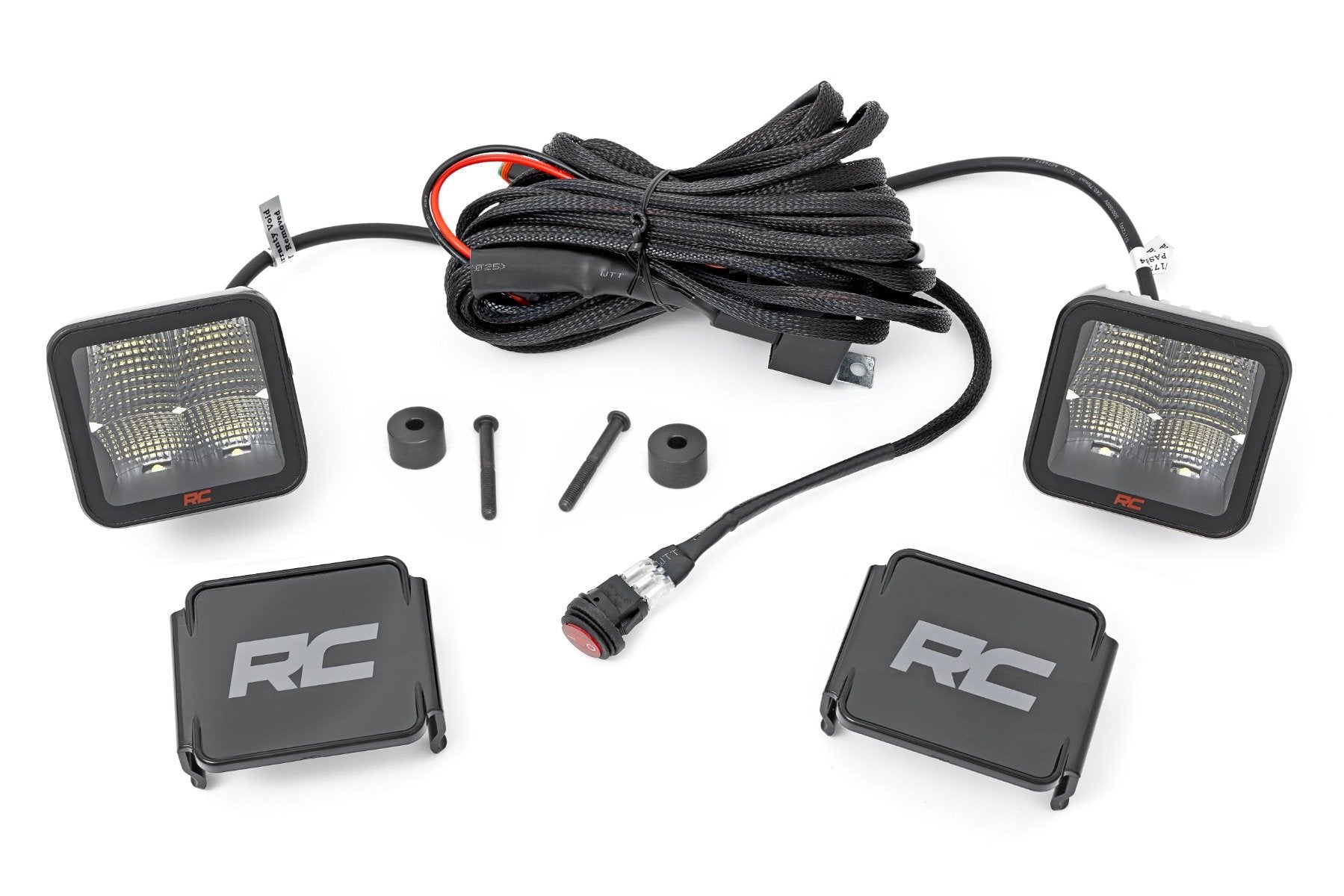 Rough Country LED Cowl Mnt 2" Spectrum Jeep Gladiator JT/Wrangler JL 18-23 80062