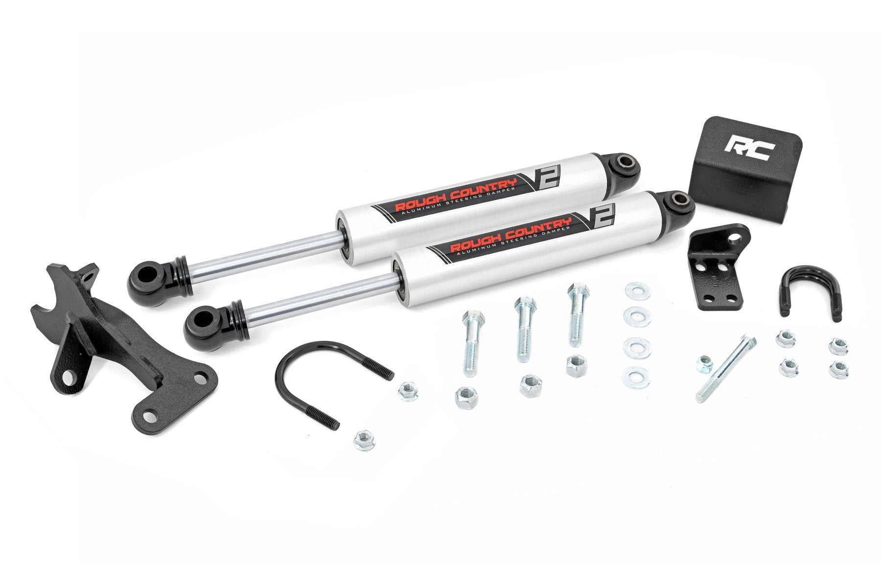 Rough Country V2 Dual Steering Stabilizer For Jeep Grand Cherokee WJ 1999-2004 8749670