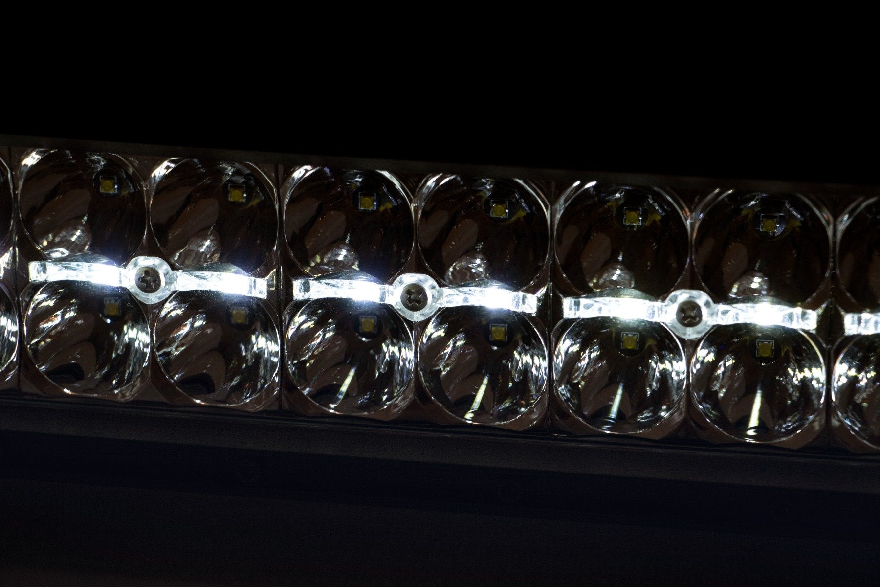 Rough Country 20"Cree LED Light Bar-Dual Row Chrome Series w/ Cool White DRL 70920D