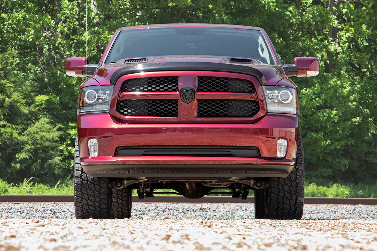 Rough Country 3" For Dodge/RAM 1500 Bolt-On Lift Kit w/N3 & Rear Shock 12-18