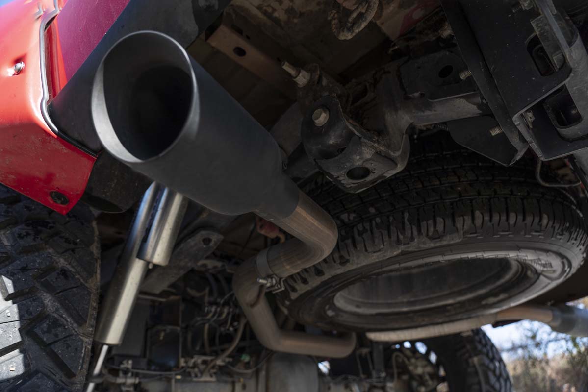 Rough Country Dual Cat-Back Exhaust System w/Black Tips 15-20 F-150 96006