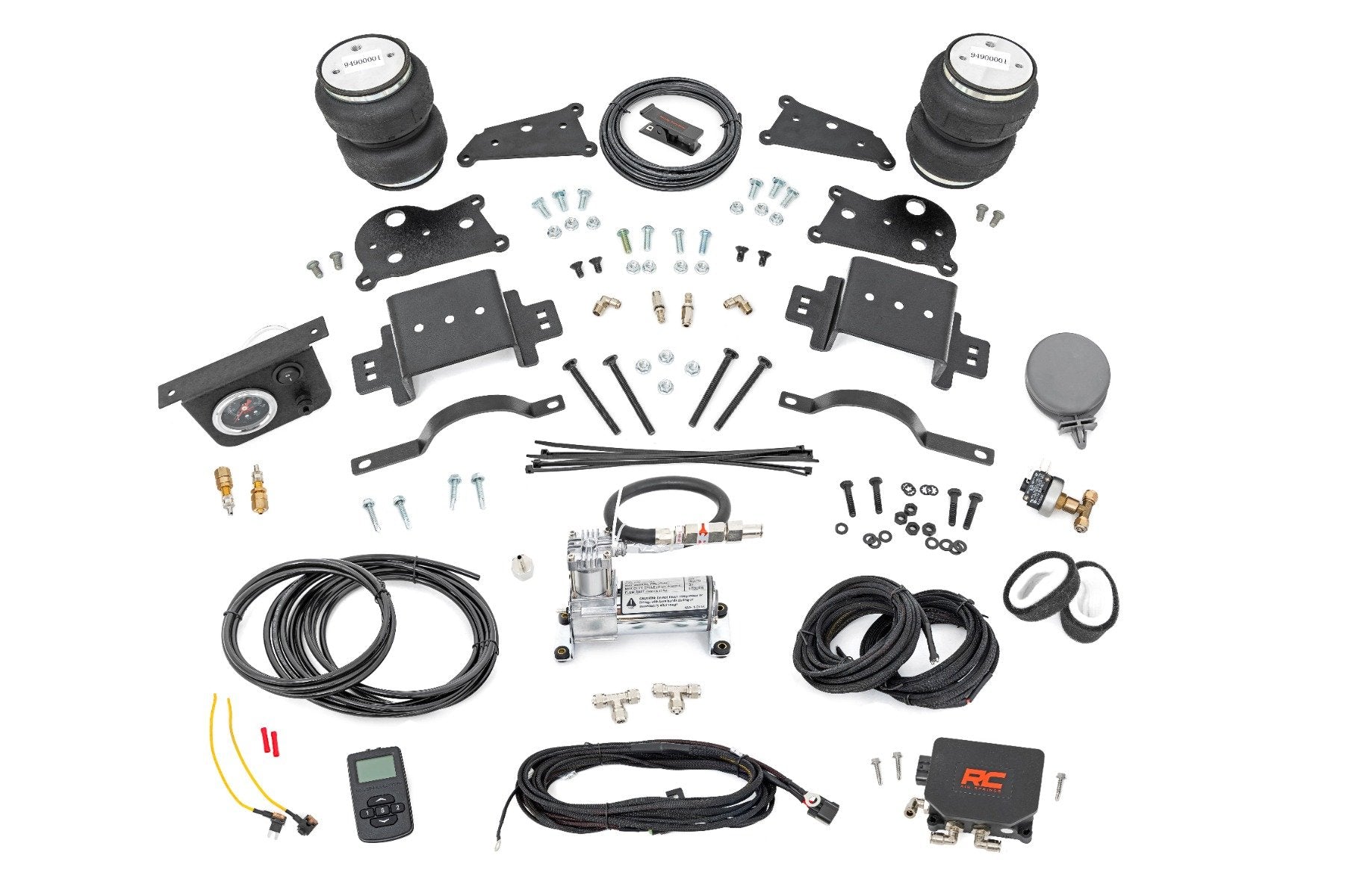 Rough Country Air Spring Spacer Kit Controller 5" Lift for Ram 2500/3500 14-22 10033WC