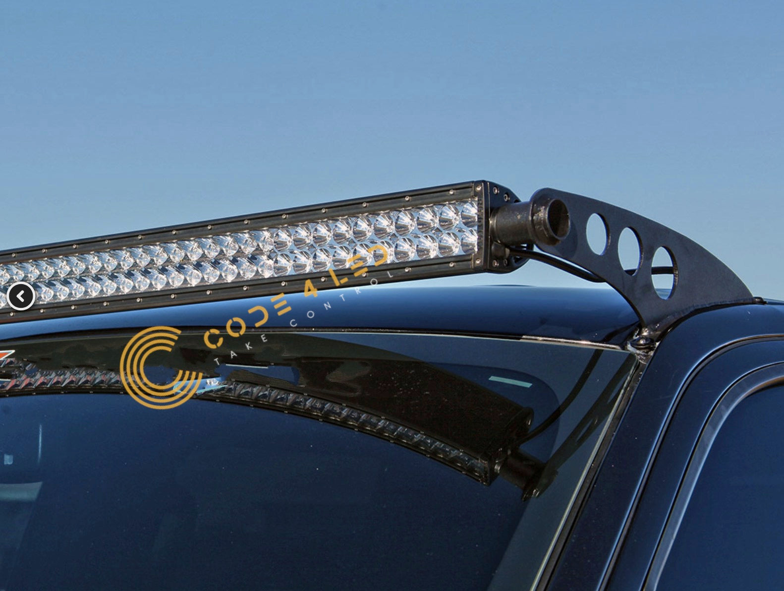 Code 4 LED | 2009-2014 Ford F150 50" Straight Light Bar Bracket -2
