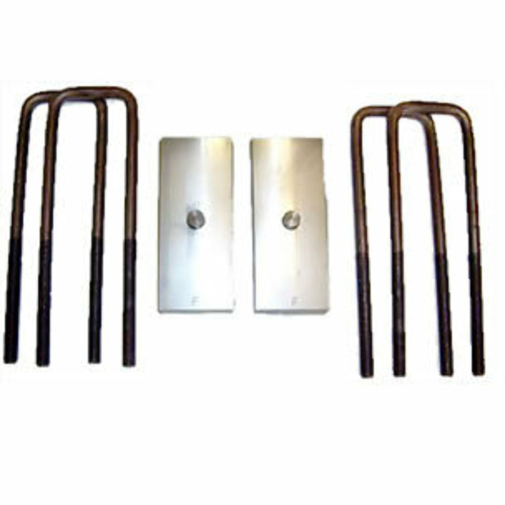 2" Aluminum Block Kit w/ U-bolts fits Toyota Tundra Tacoma