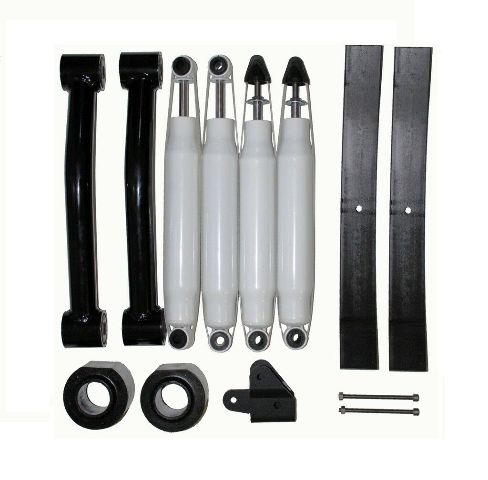 fits 3" Budget Boost Lift Kit w/ Control Arms for Jeep Cherokee XJ 84-01