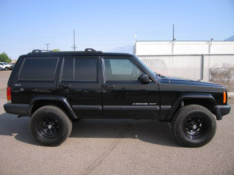 Jeep Cherokee XJ 2" Lift Kit w/ Performance 8000 Series Shocks 1984 - 2001 -3