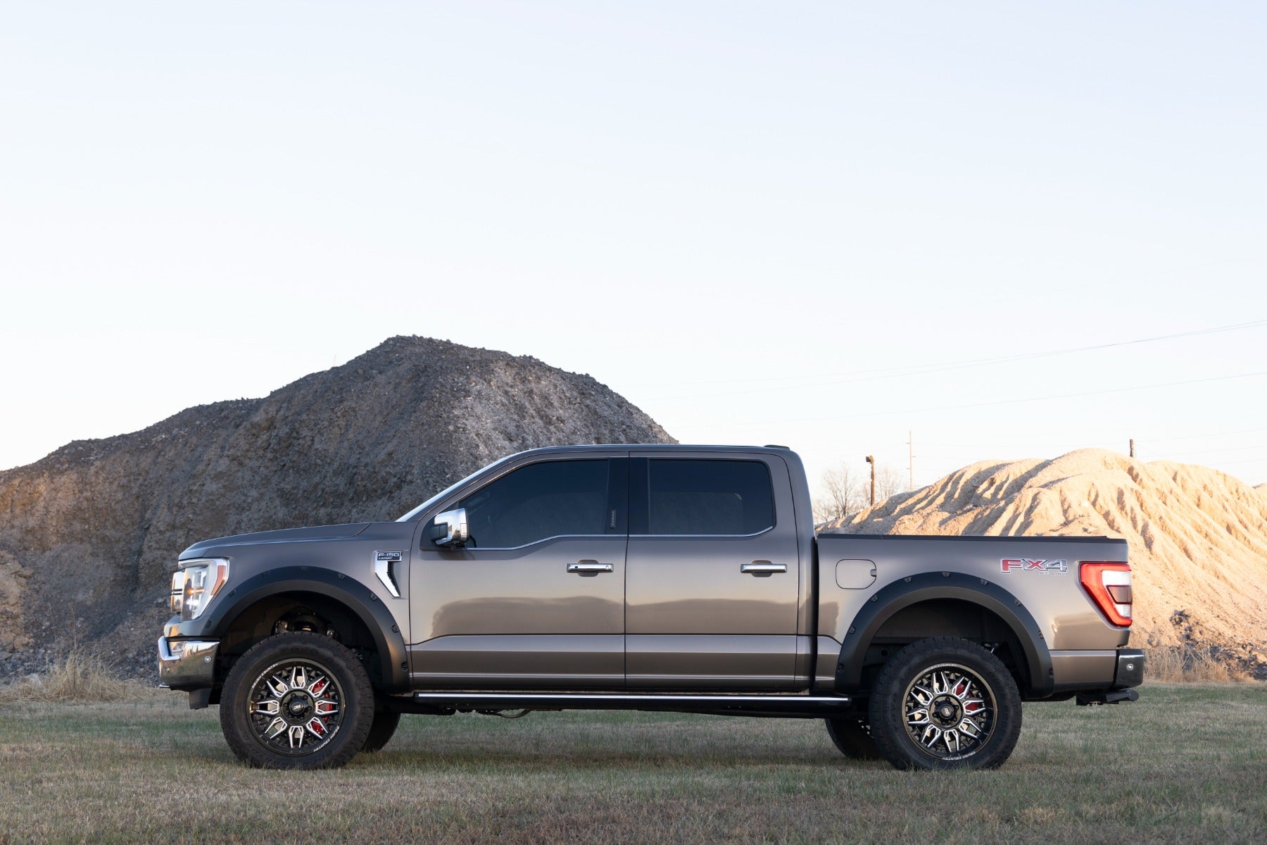 Rough Country Pocket Fender Flares E9 Argon Blue for Ford F-150 2021-2026 F-F20911B-E9