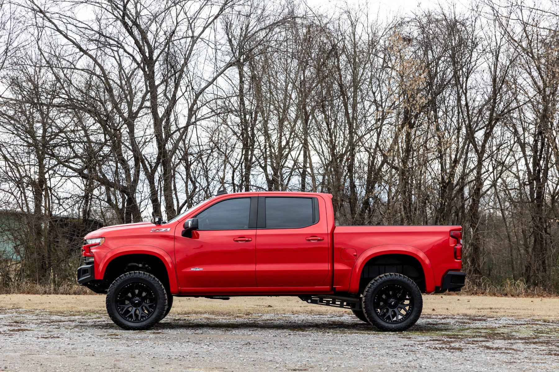 Rough Country Fender Flares | Sport | GBD Cypress Gray | Chevy Silverado 1500 2WD/4WD (2019-2026 & Refresh)