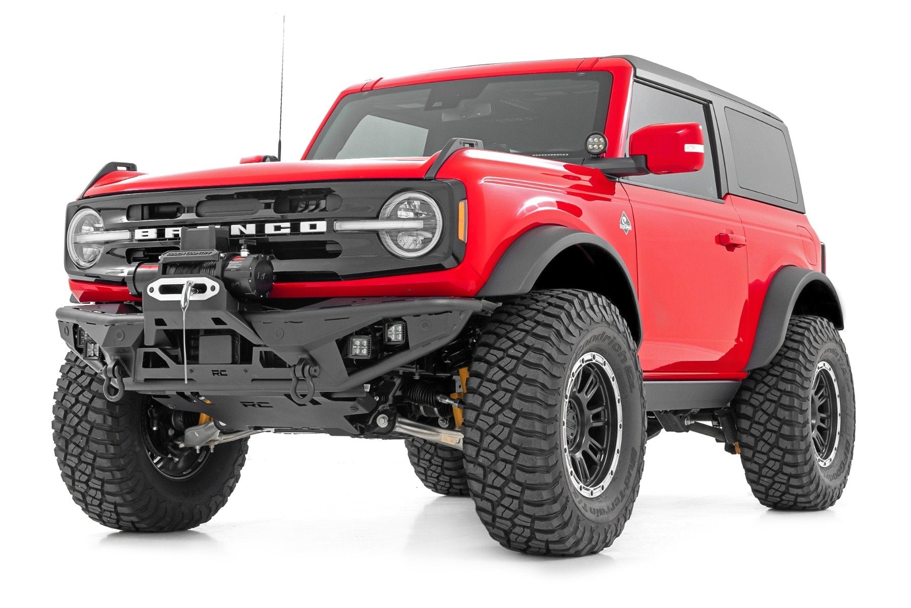 Rough Country Power Running Boards Lighted 2DR Ford Bronco 21-23 PSR51230