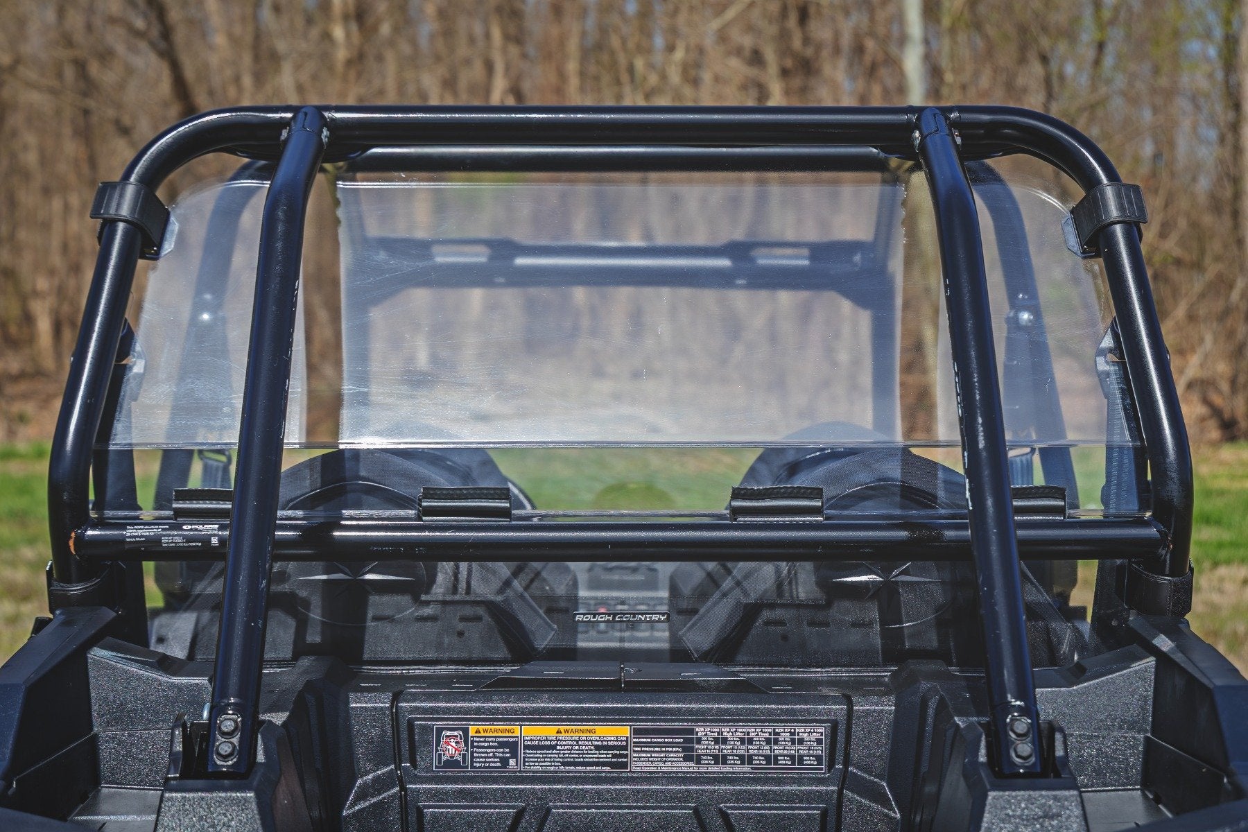 Rough Country Rear Panel | Scratch Resistant | Polaris RZR XP 1000 98142312