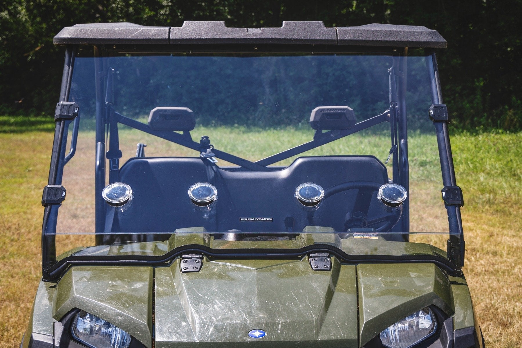 Rough Country Vented Full Windshield | Scratch Resistant | Polaris Ranger 570 98162310