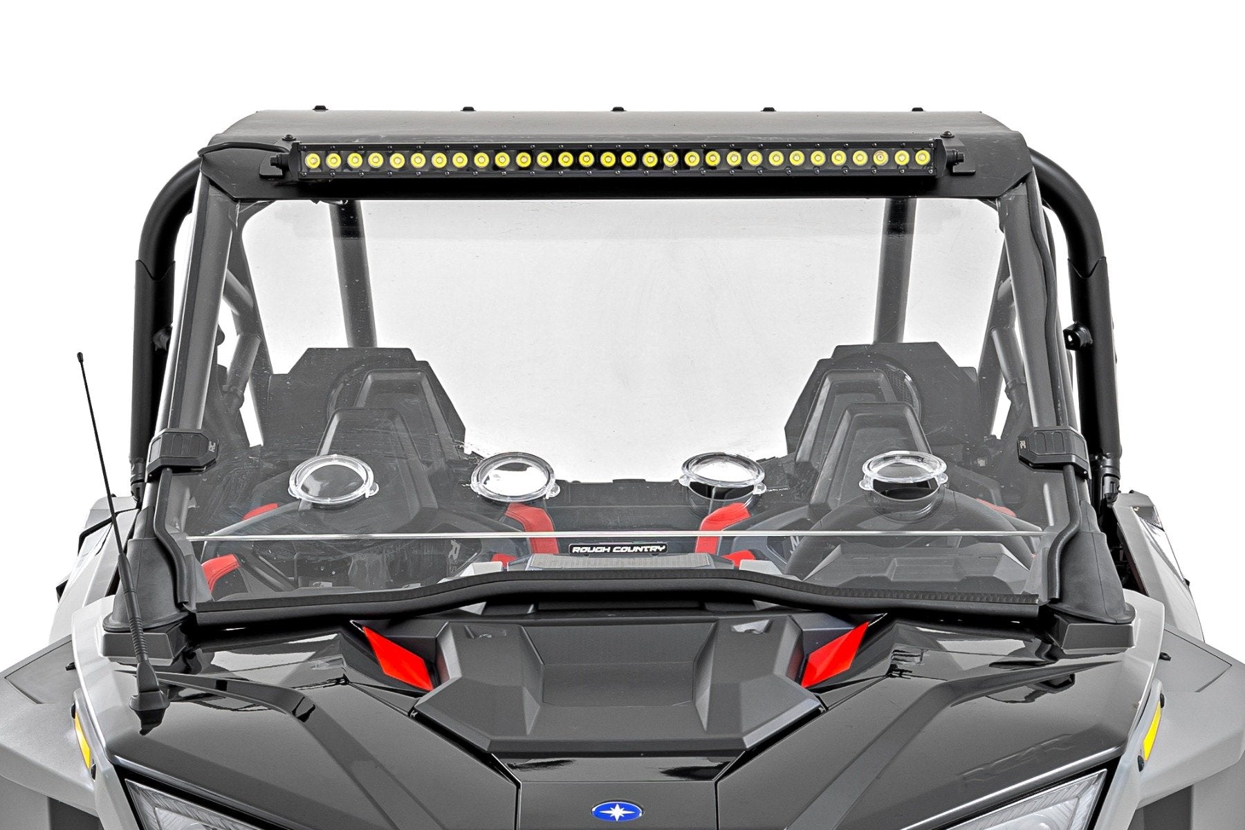 Rough Country 30" Single Row Front Black Series Polaris RZR Turbo R 4WD 93160