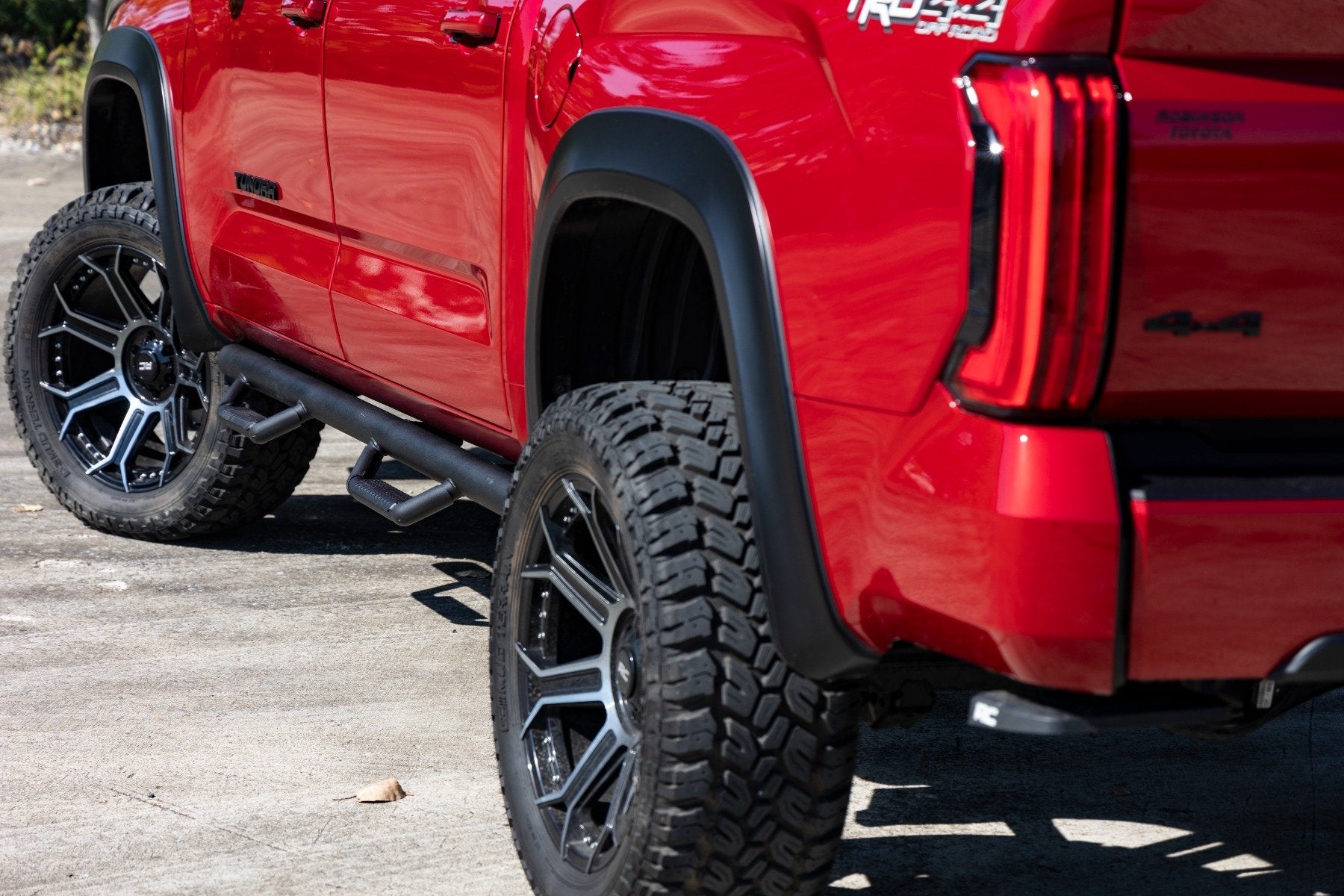 Rough Country Nerf Steps | Cab Length | Crew Max | for Toyota Tundra 2WD/4WD (2022-2025) 72002B