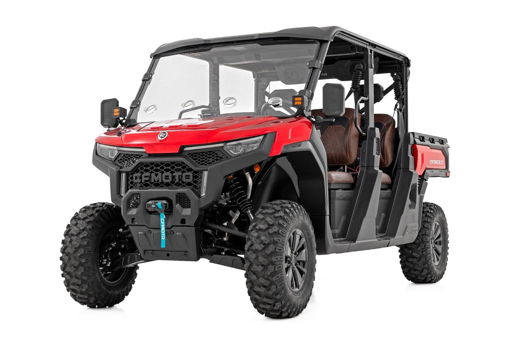 Rough Country Vented Full Windshield | Scratch Resistant | CFMOTO UFORCE U10 Pro 98252580