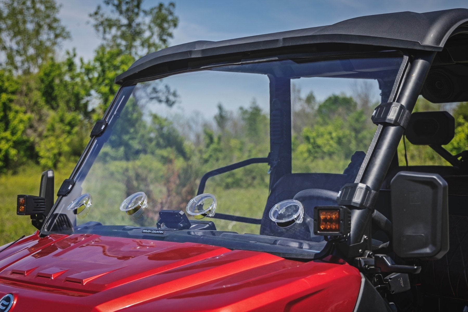 Rough Country Vented Full Windshield | Scratch Resistant | CFMOTO UFORCE U10 Pro 98252580