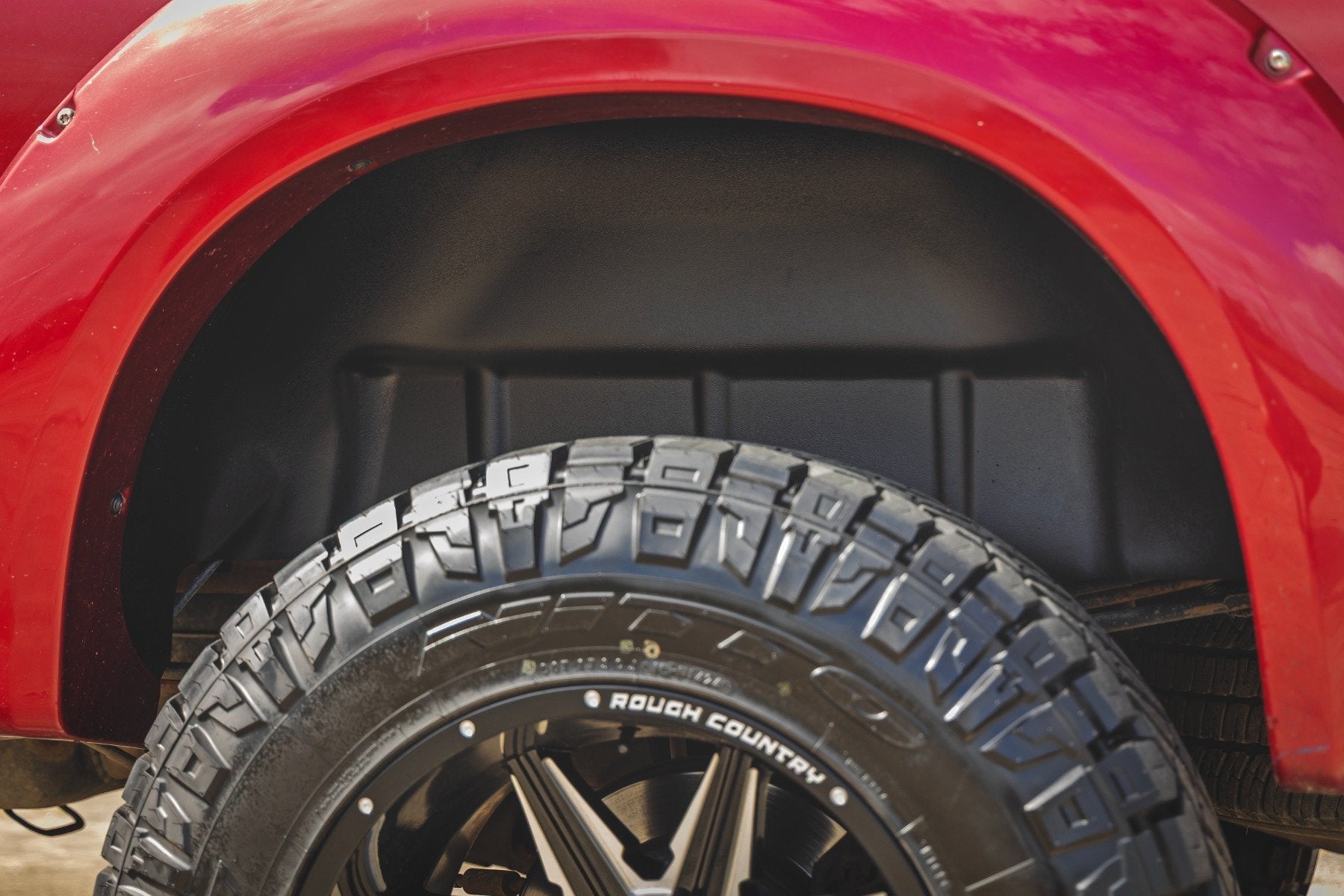 Rough Country Rear Wheel Well Liners | for Ford F-250/F-350 Super Duty 2WD/4WD (2009-2016) 4509A