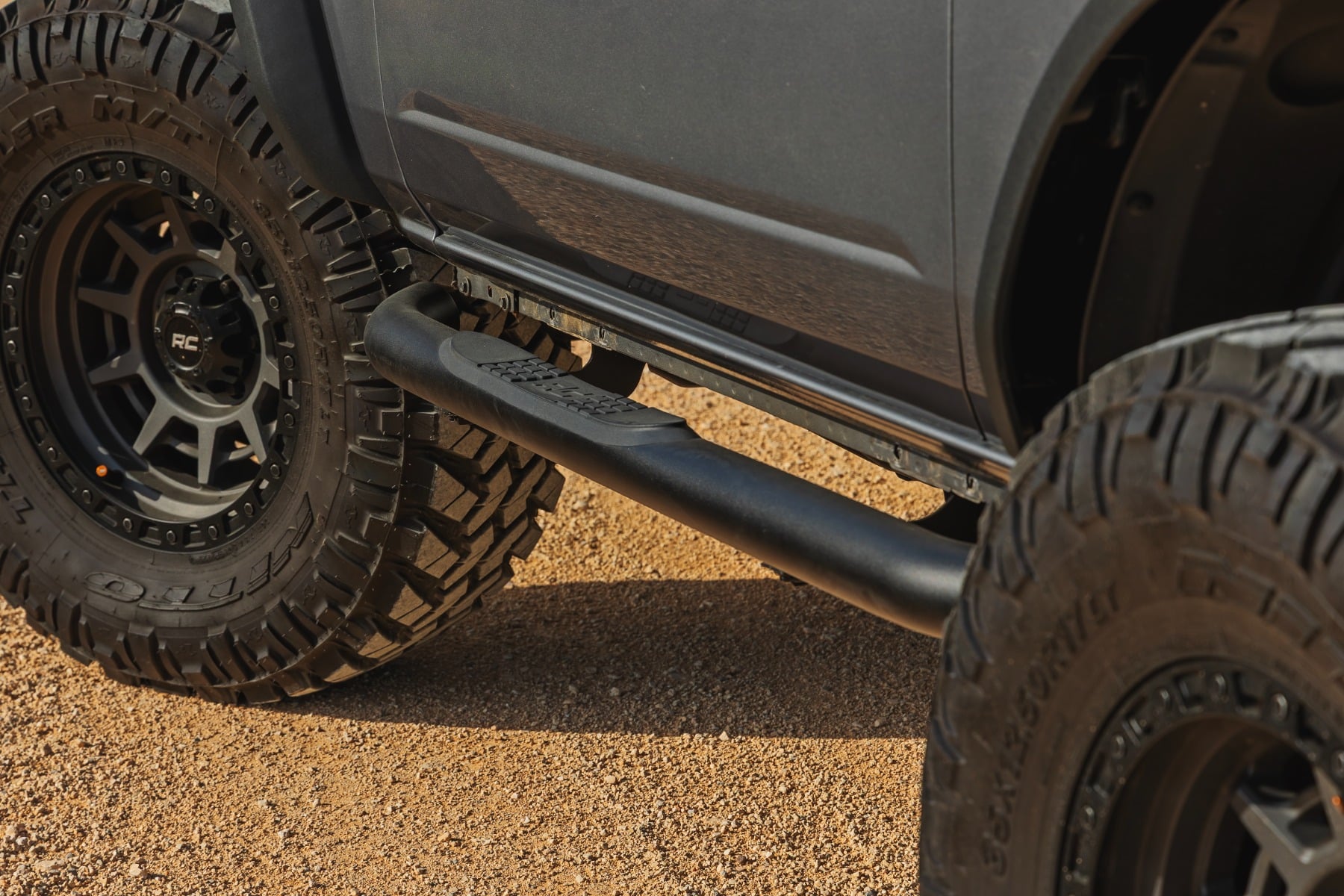 Rough Country Nerf Steps | 3" Tube | 2-Door | for Ford Bronco 4WD (2021-2026) 43004