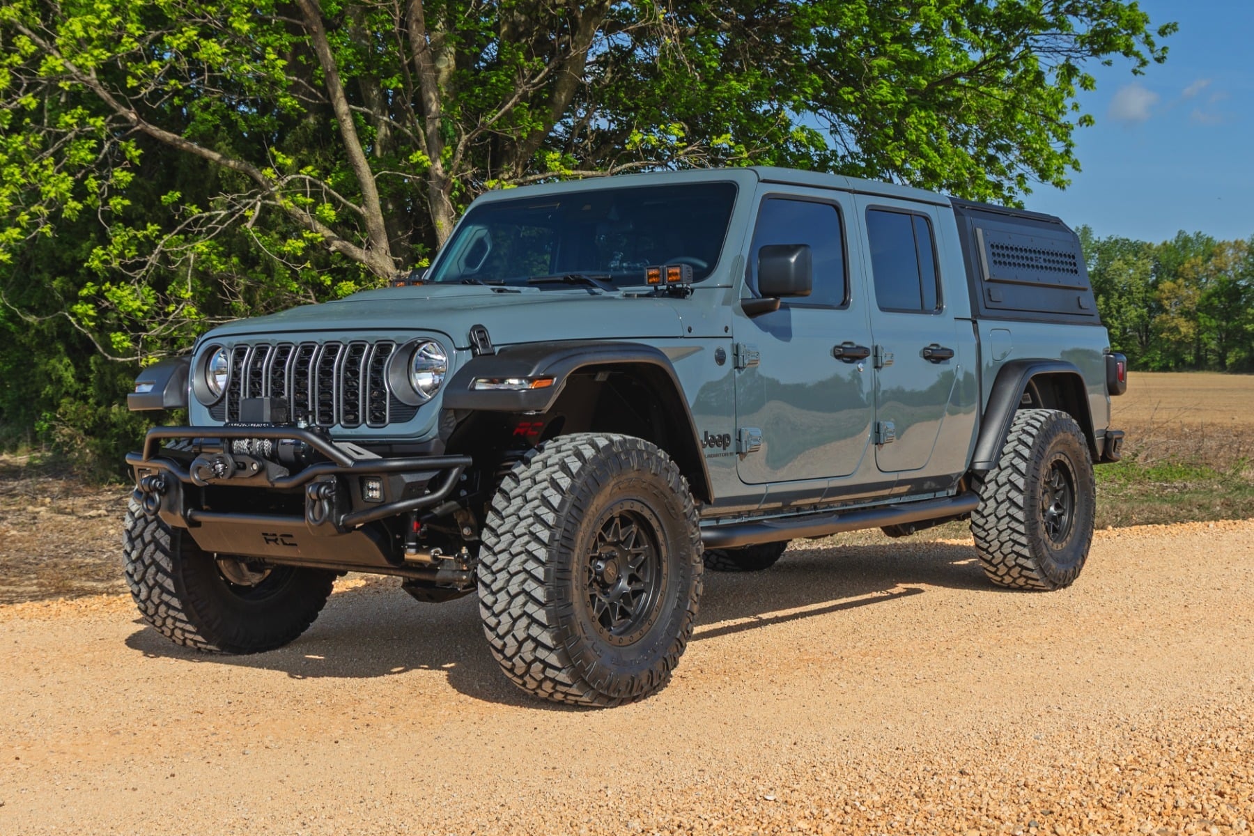 Rough Country Nerf Steps | 3" Tube | for Jeep Gladiator JT 4WD (2020-2026) 43005