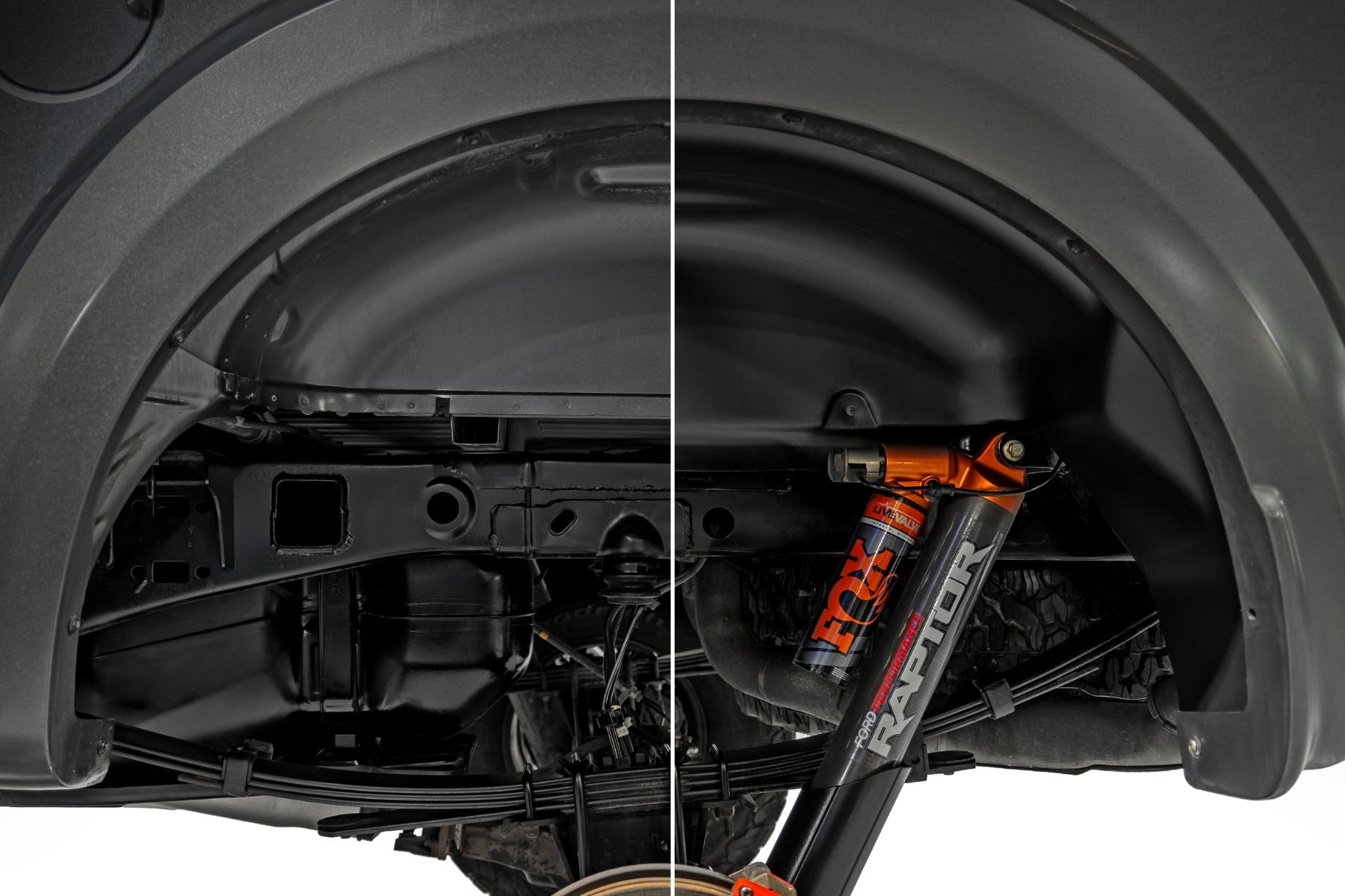 Rough Country Rear Wheel Well Liners | for Ford F-150 Raptor 4WD (2017-2020) 4524A