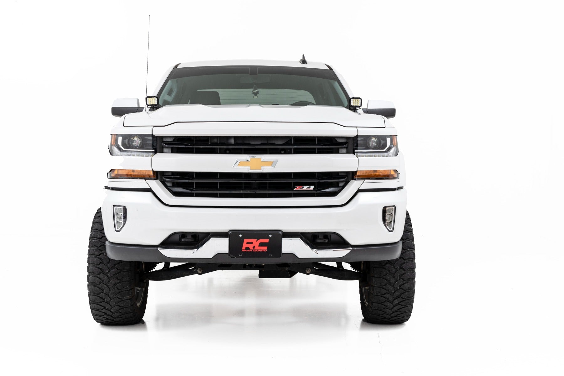 Rough Country LED Light Ditch Mount 3" OSRAM Wide Chevy/GMC 1500 14-18 71056