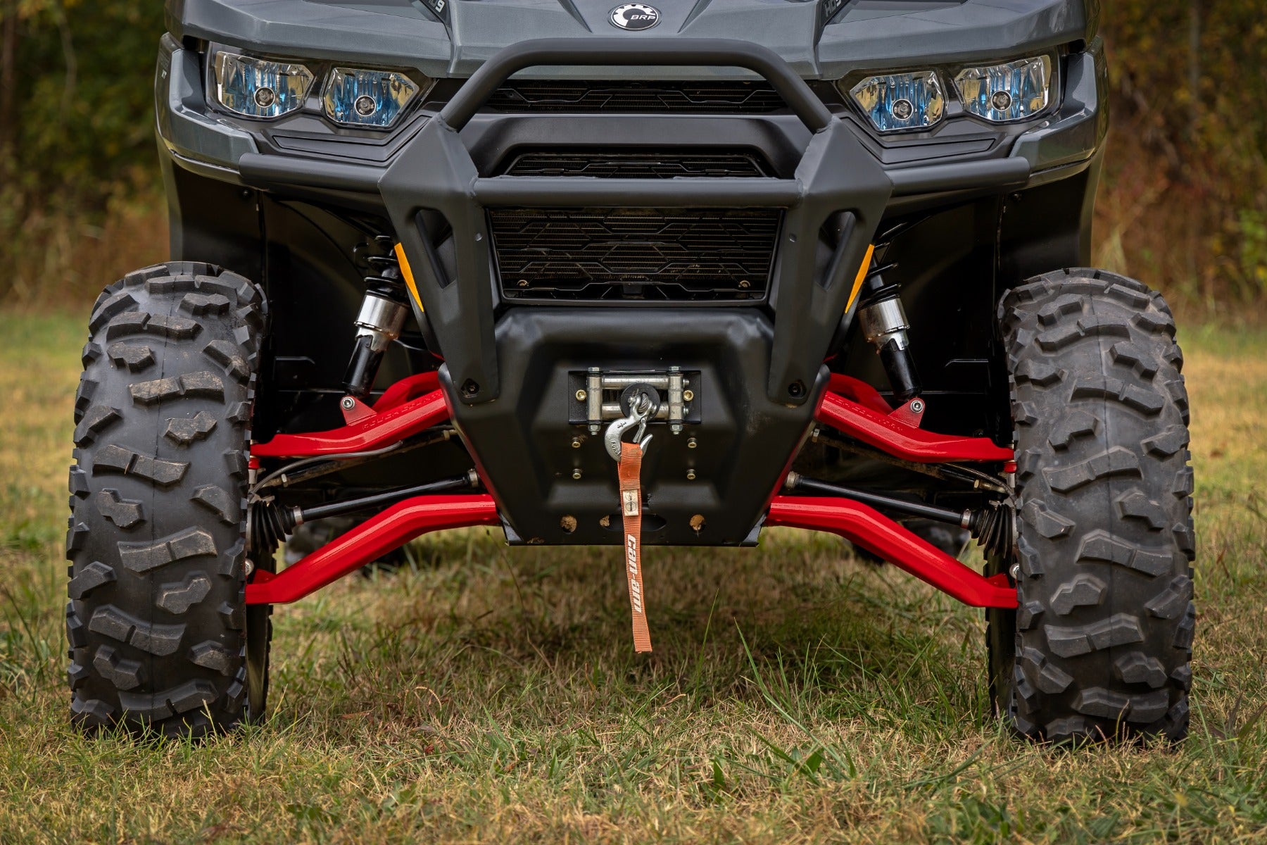 Rough Country Aluminum Arms High Clearance w/ 2" Forward Offset Can-Am Defender 97041RED