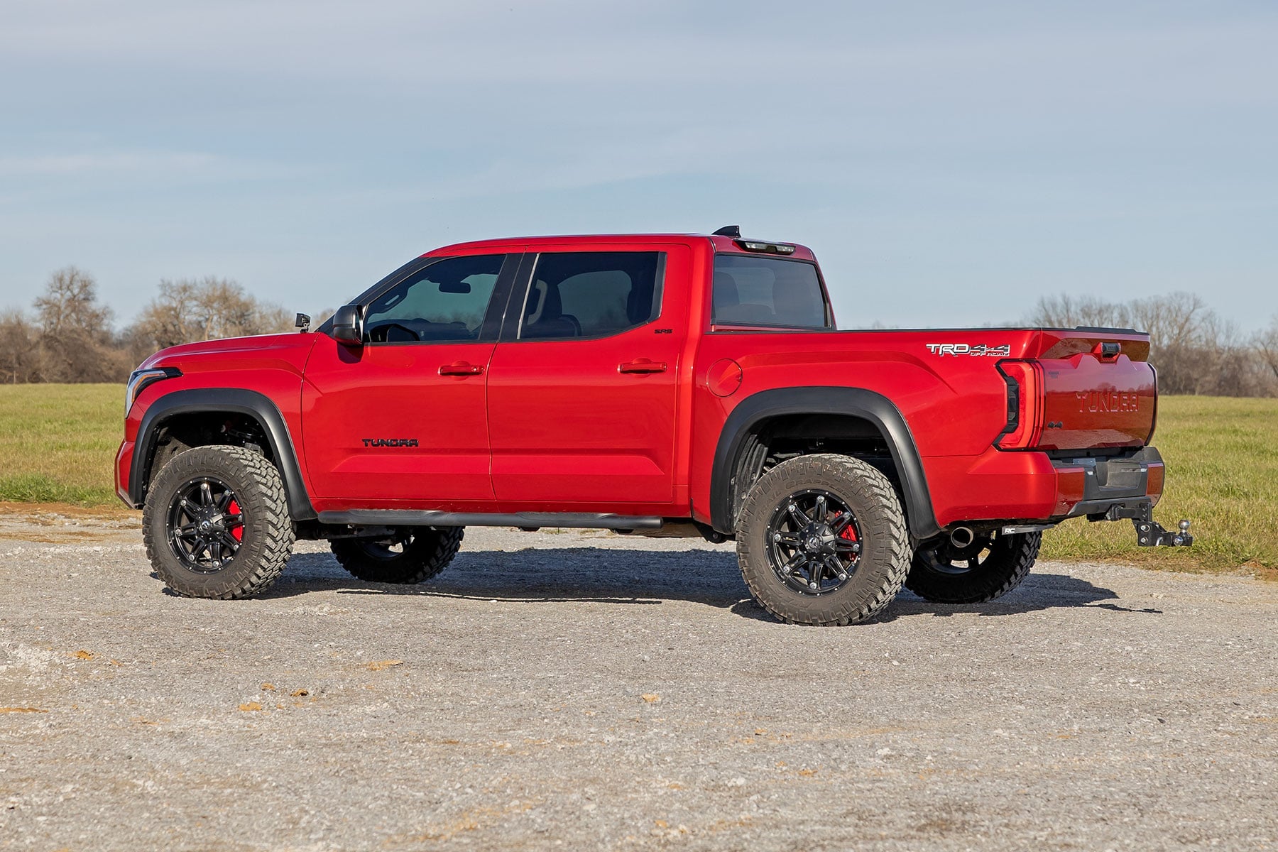 Rough Country Caliper Cover Red Toyota Tundra 2022-2023 71152