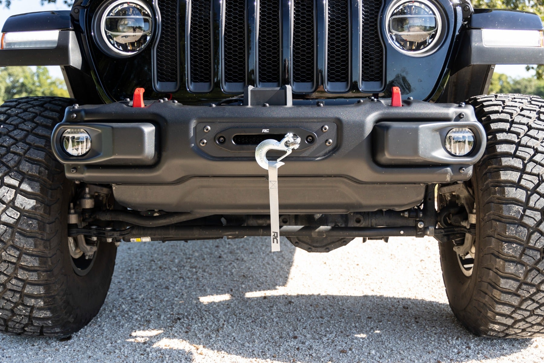 Rough Country Winch Mounting Plate Modular OE Bumper for Wrangler JL 4wd 18-25 10652