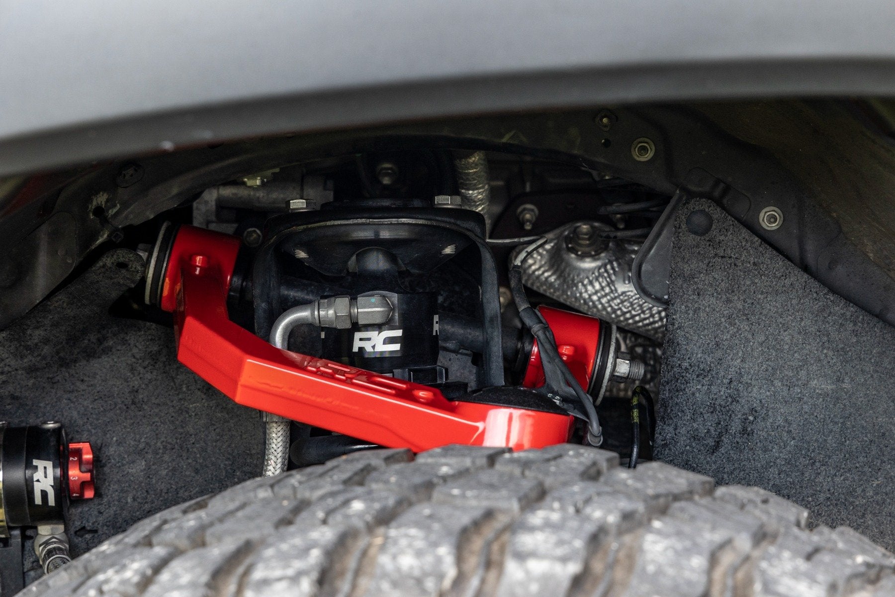 Rough Country Lifted Forged Upper Control Arms Toyota Tacoma/4Runner -74201A 74201ARED