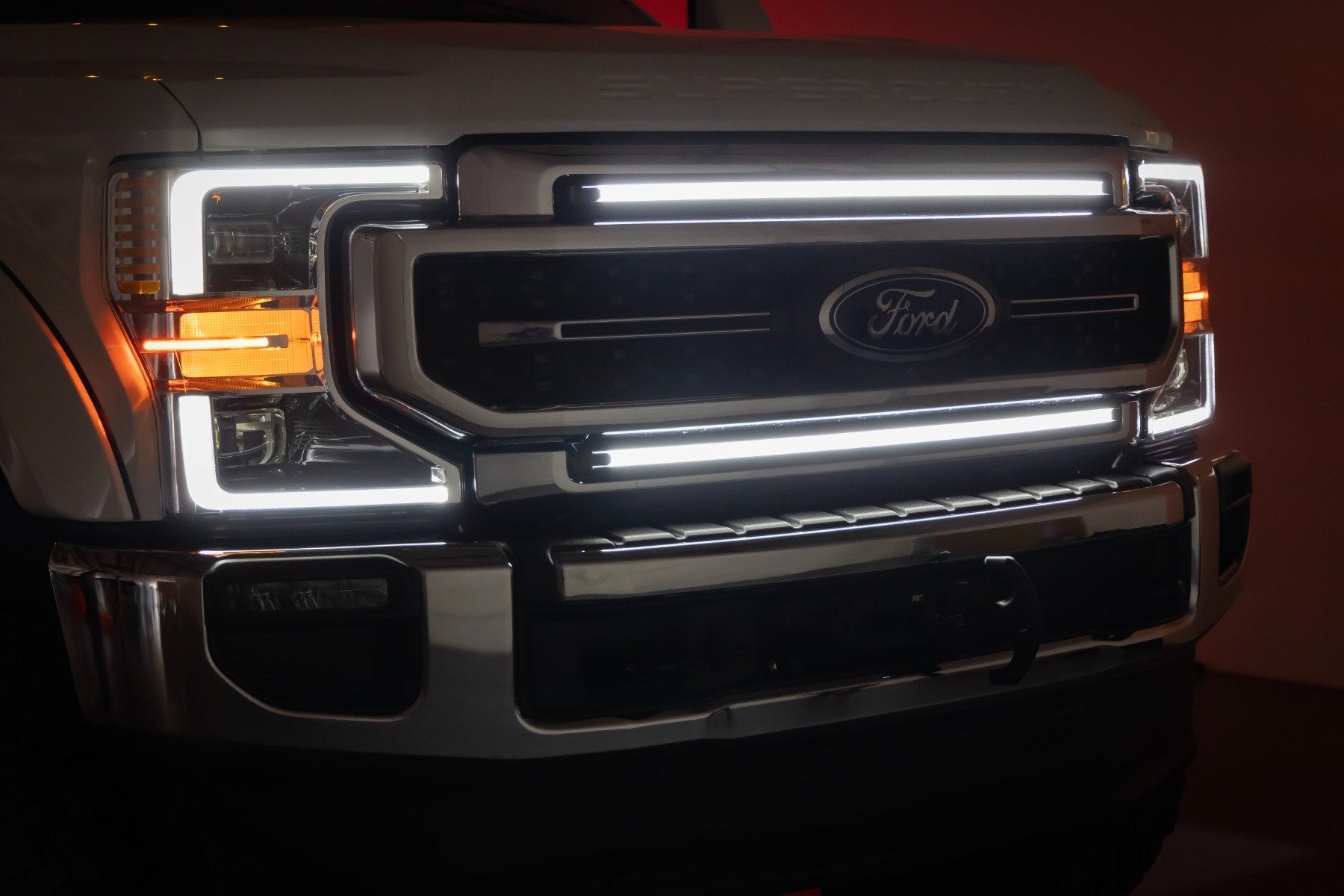 Rough Country LED Light Kit Grille Mount 30 Inch DRL for Ford F-250/F-350 17-22 70990A