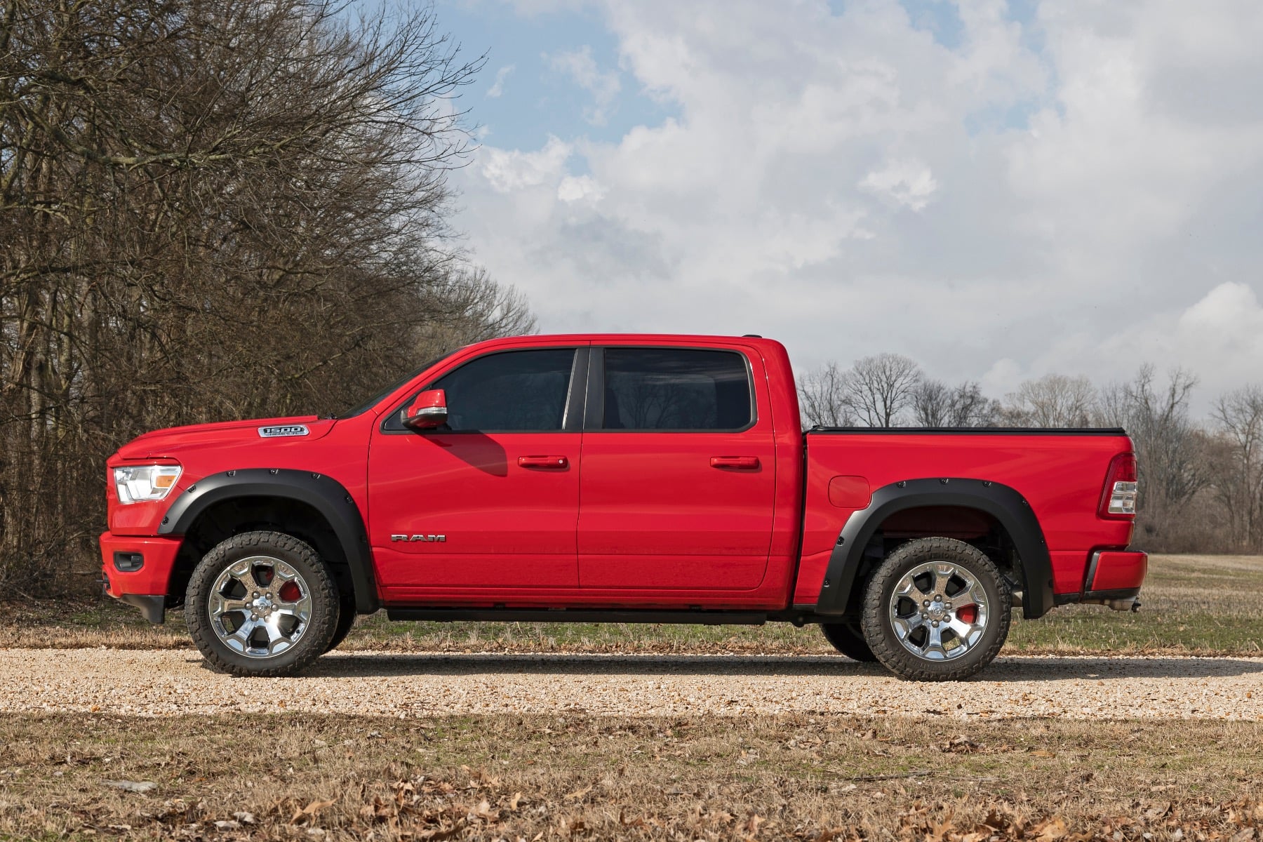 Rough Country Caliper Cover Red Ram 1500 2WD/4WD 2019-2023 71148A