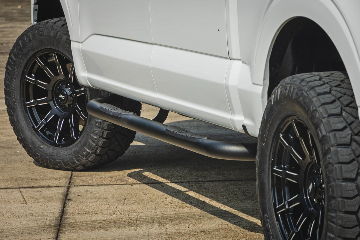 Rough Country 3" Nerf Steps Crew Cab for Ford F150/Lightning/F250/F350 15-26 43012