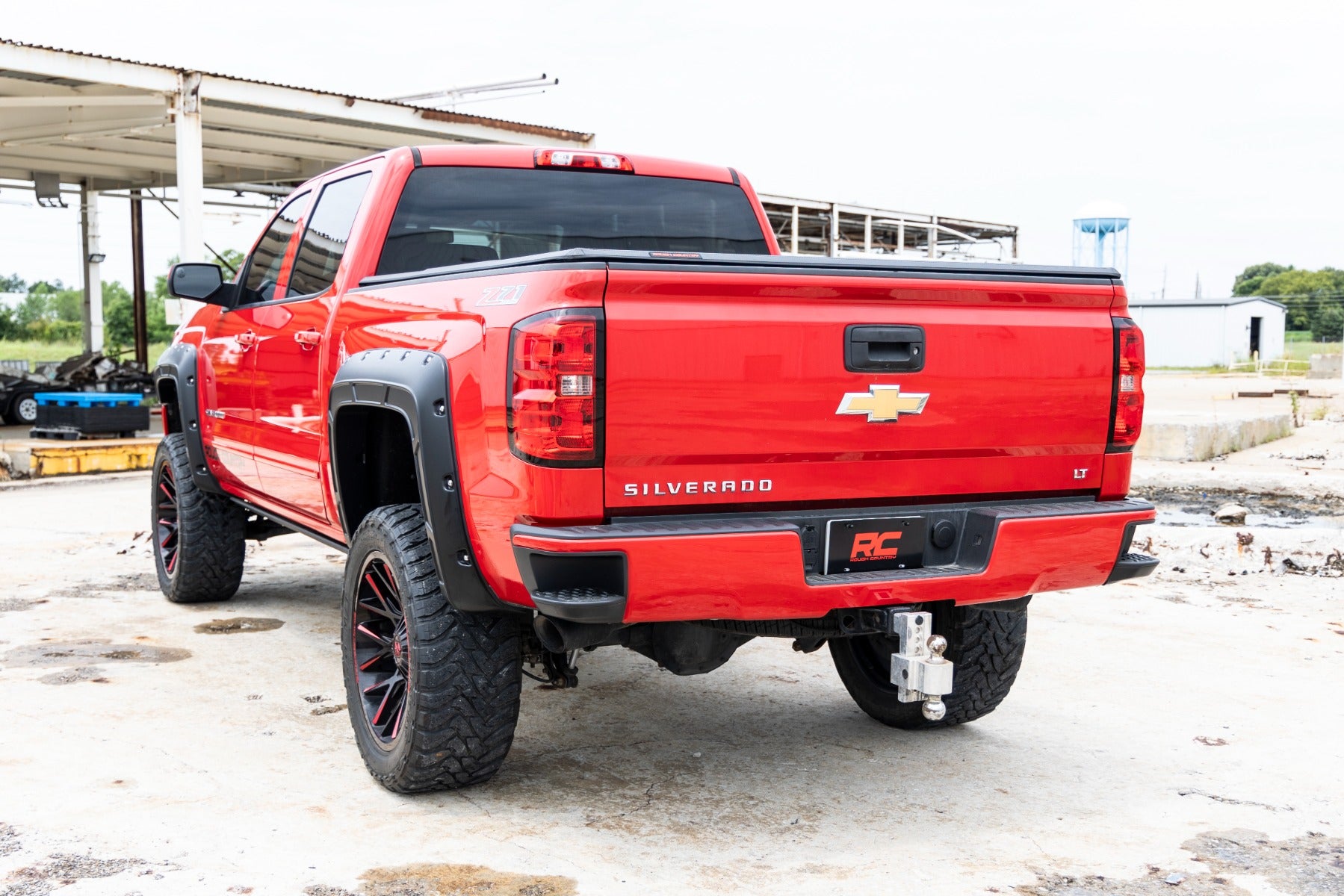 Rough Country Pocket Fender Flare GMC Sierra 1500 19-25 White A-C11612-GAZ