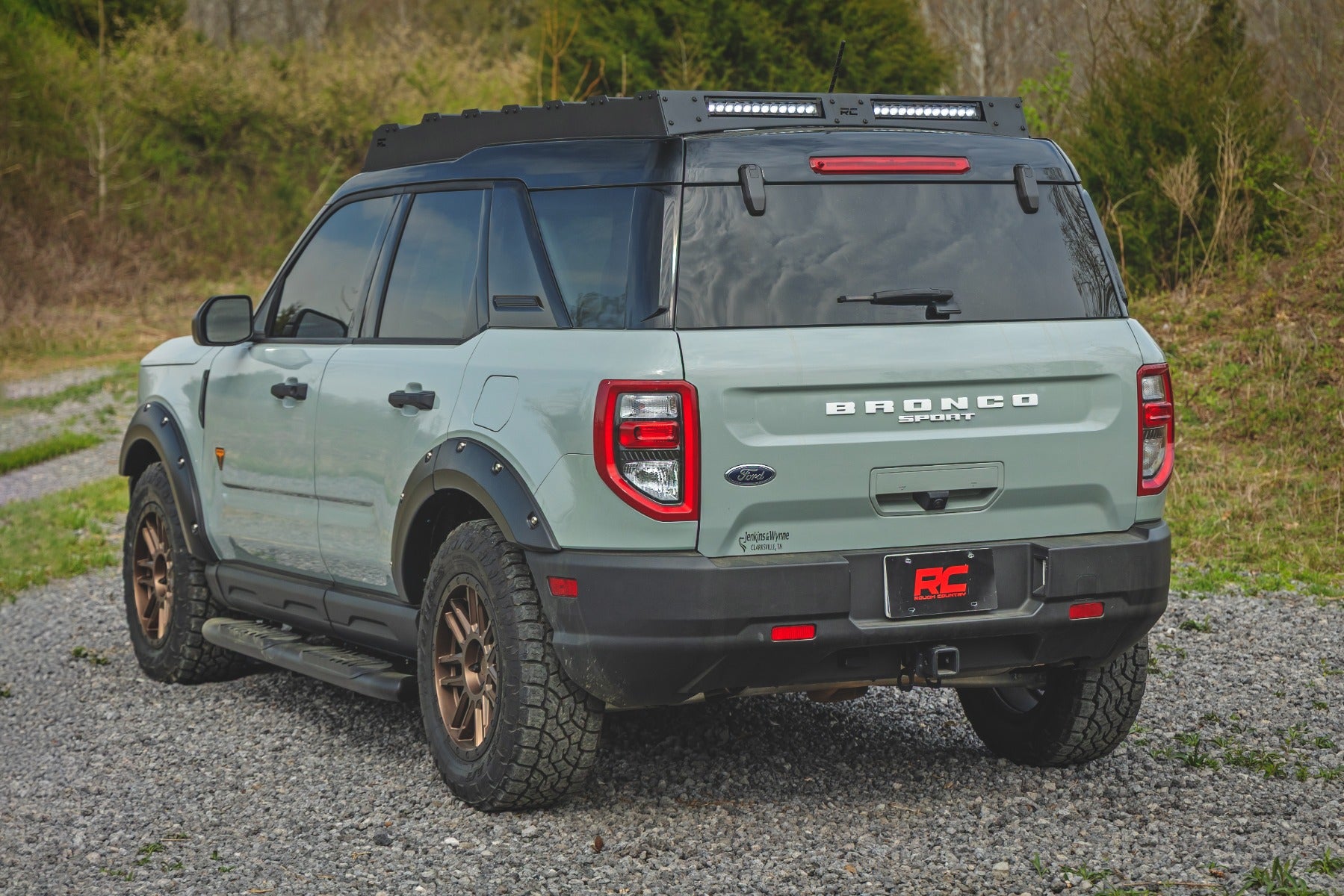 Rough Country Roof Rack Spectrum Series Frt/Rr LEDs for Ford Bronco Sport 21-26 51161