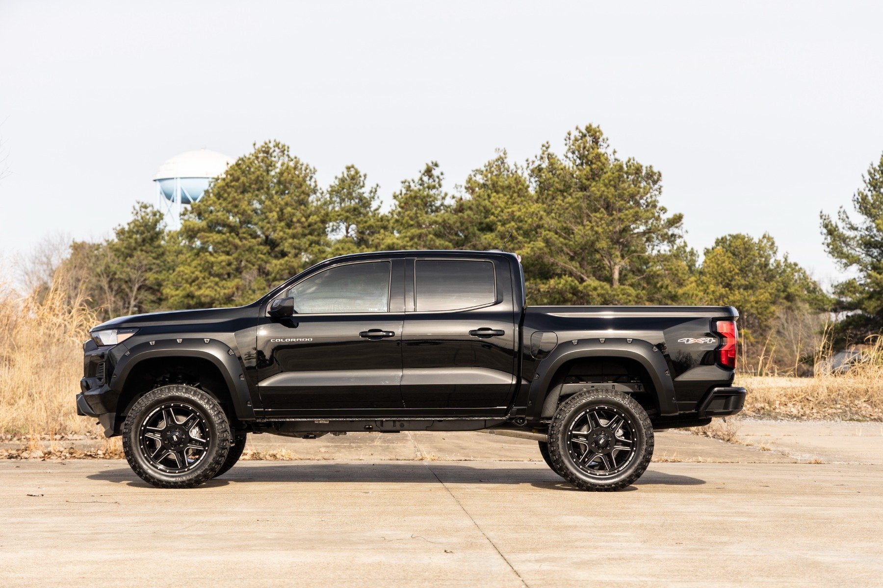 Rough Country Pocket Fender Flares | GNT Radiant Red | Chevy Colorado 23-26 F-C12311-GNT