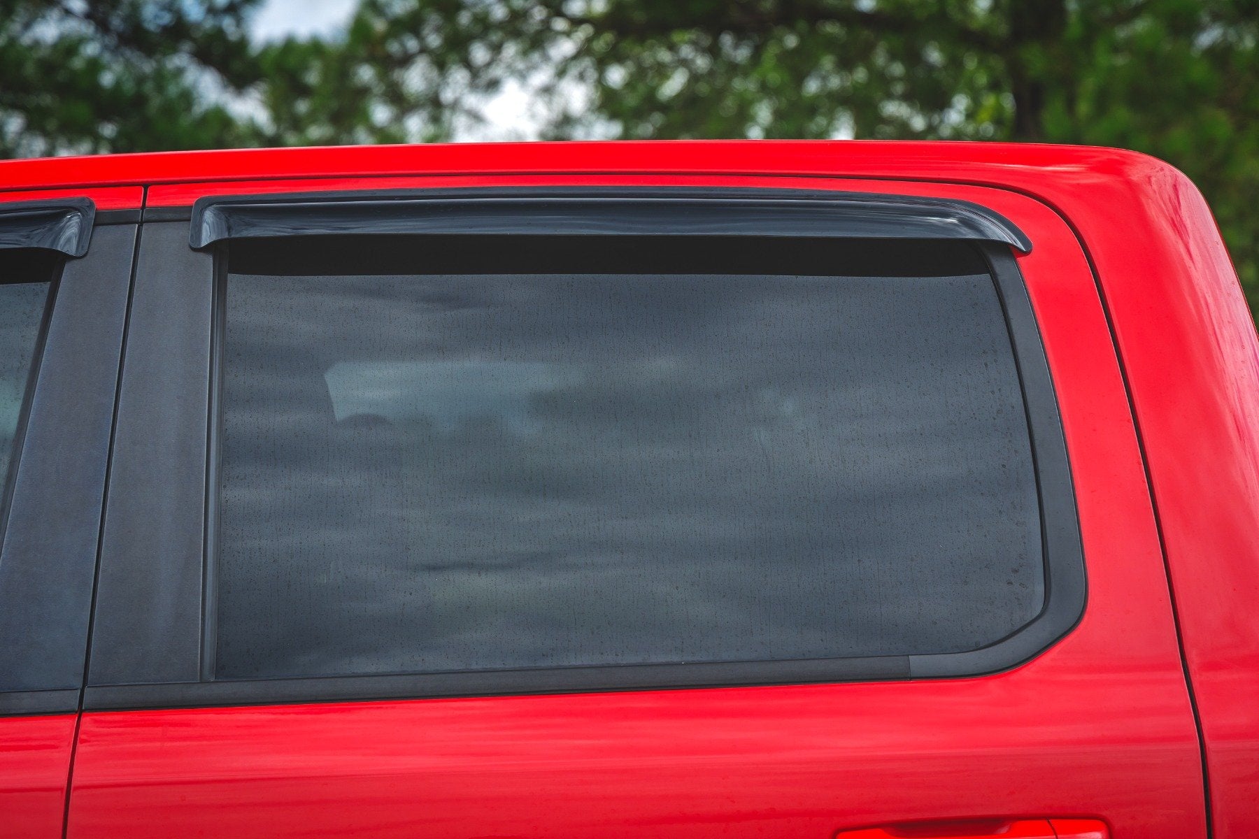 Rough Country Side Window Deflectors | Tape On Rain Guard | for Ram 1500 (19-26)/1500 TRX (21-24)