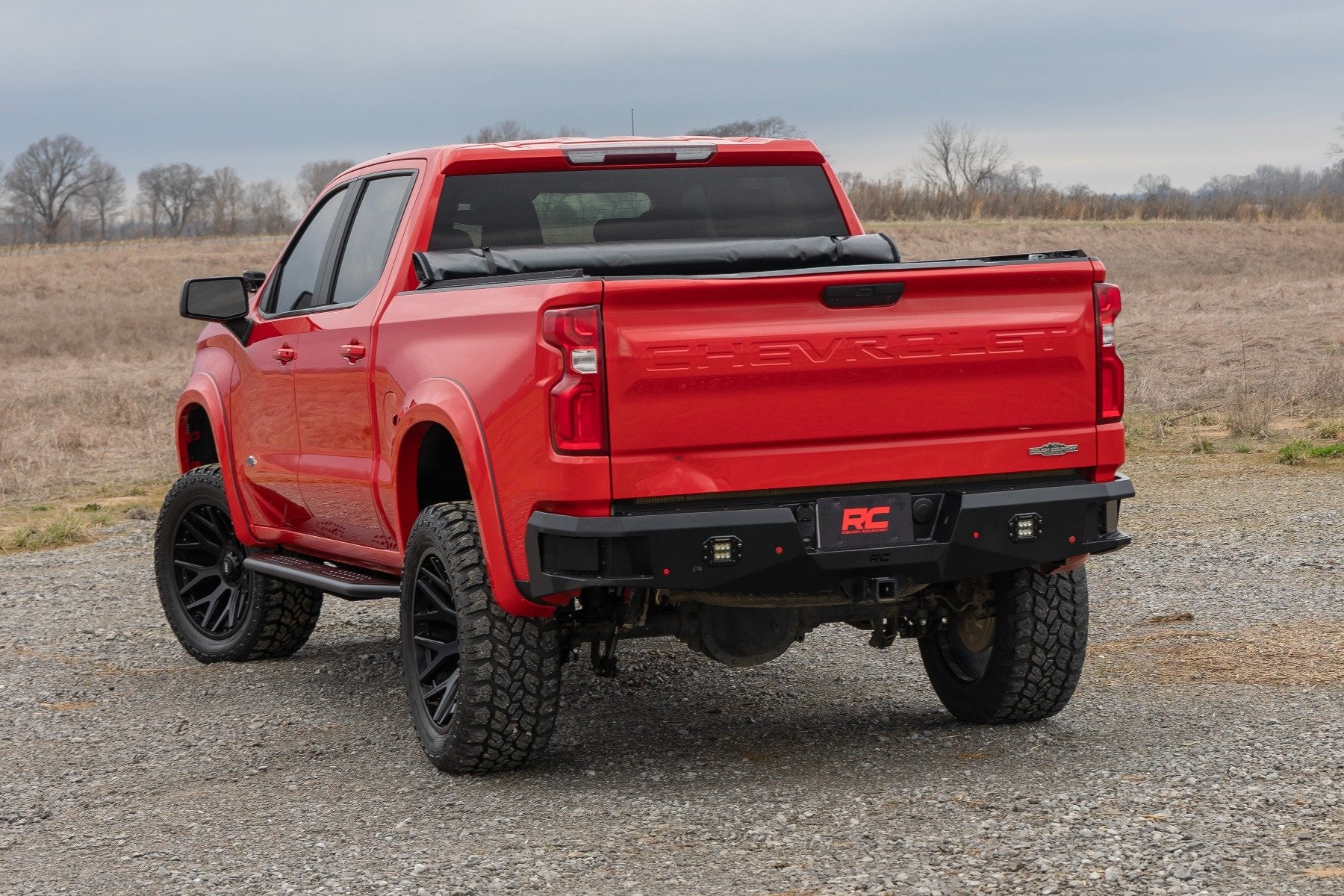 Rough Country OV2 Running Boards Side Step Crew Cab Chevy/GMC 1500/2500HD 19-24 14009