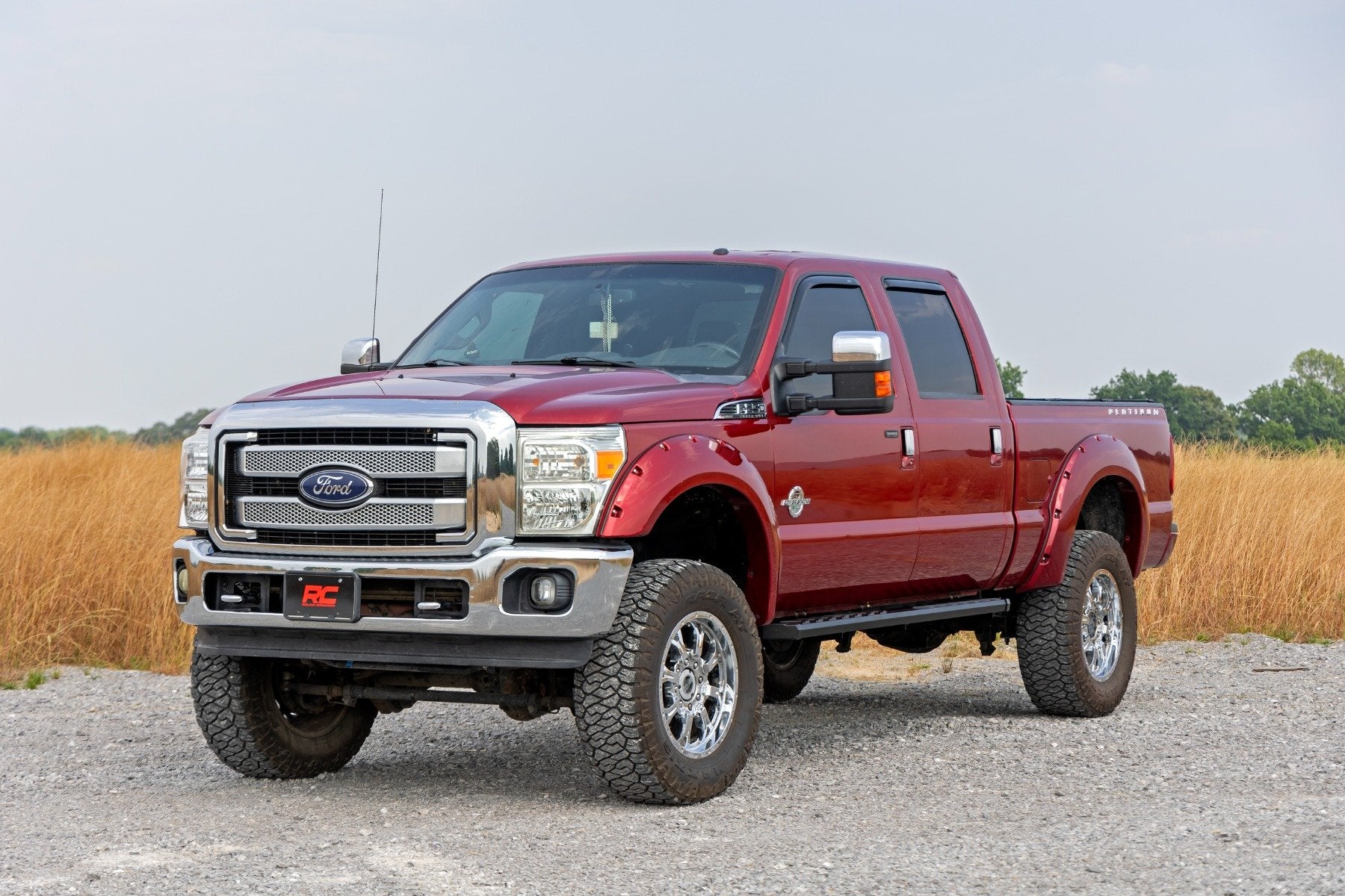Rough Country BA2 Running Boards Side Step Bars for Ford F250/F350 99-16 41011A
